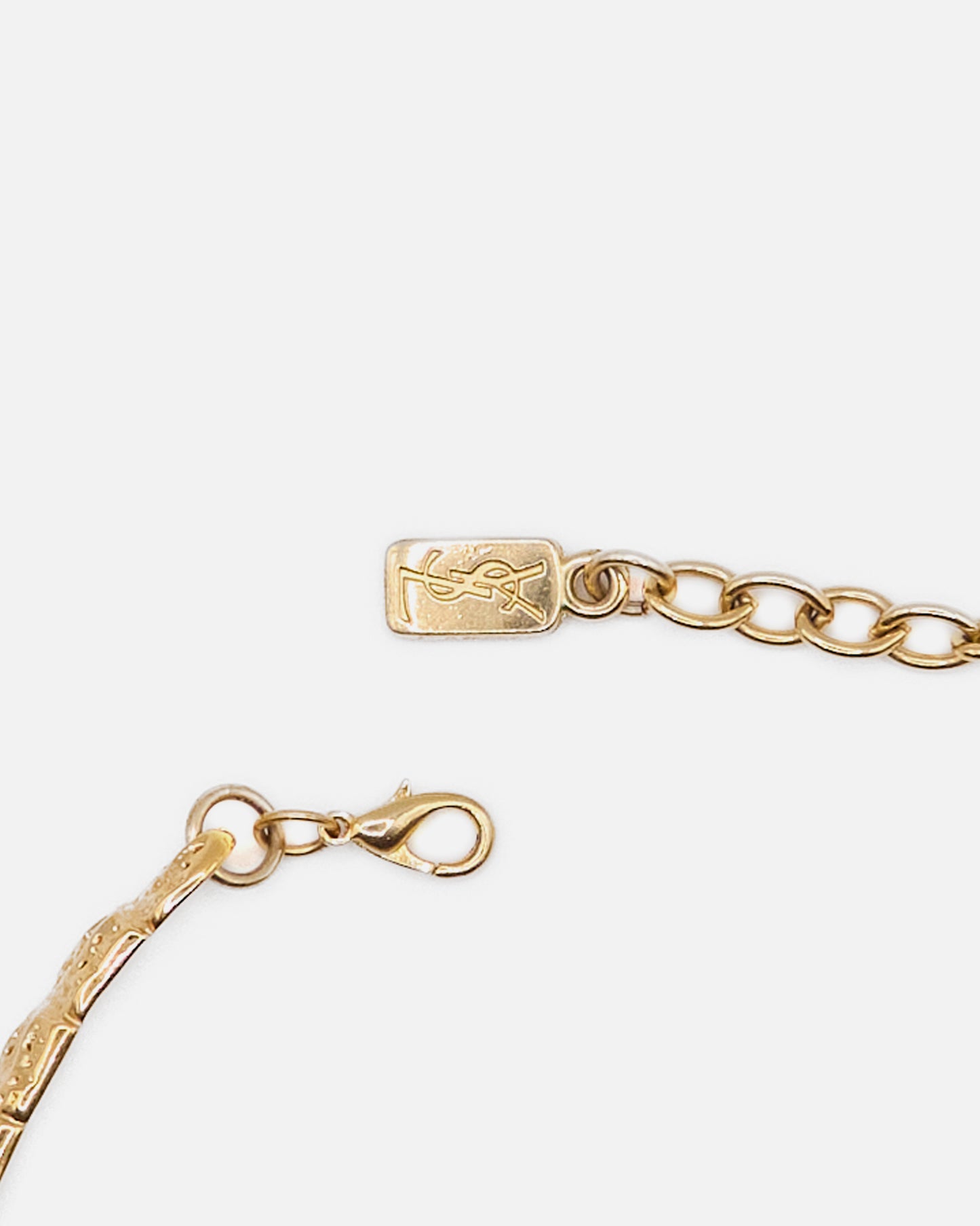 YSL necklace and earrings