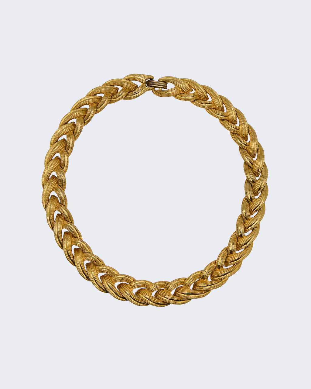 Collana Treccia Firmata Solid Cooper – Girocollo Vintage Elegante