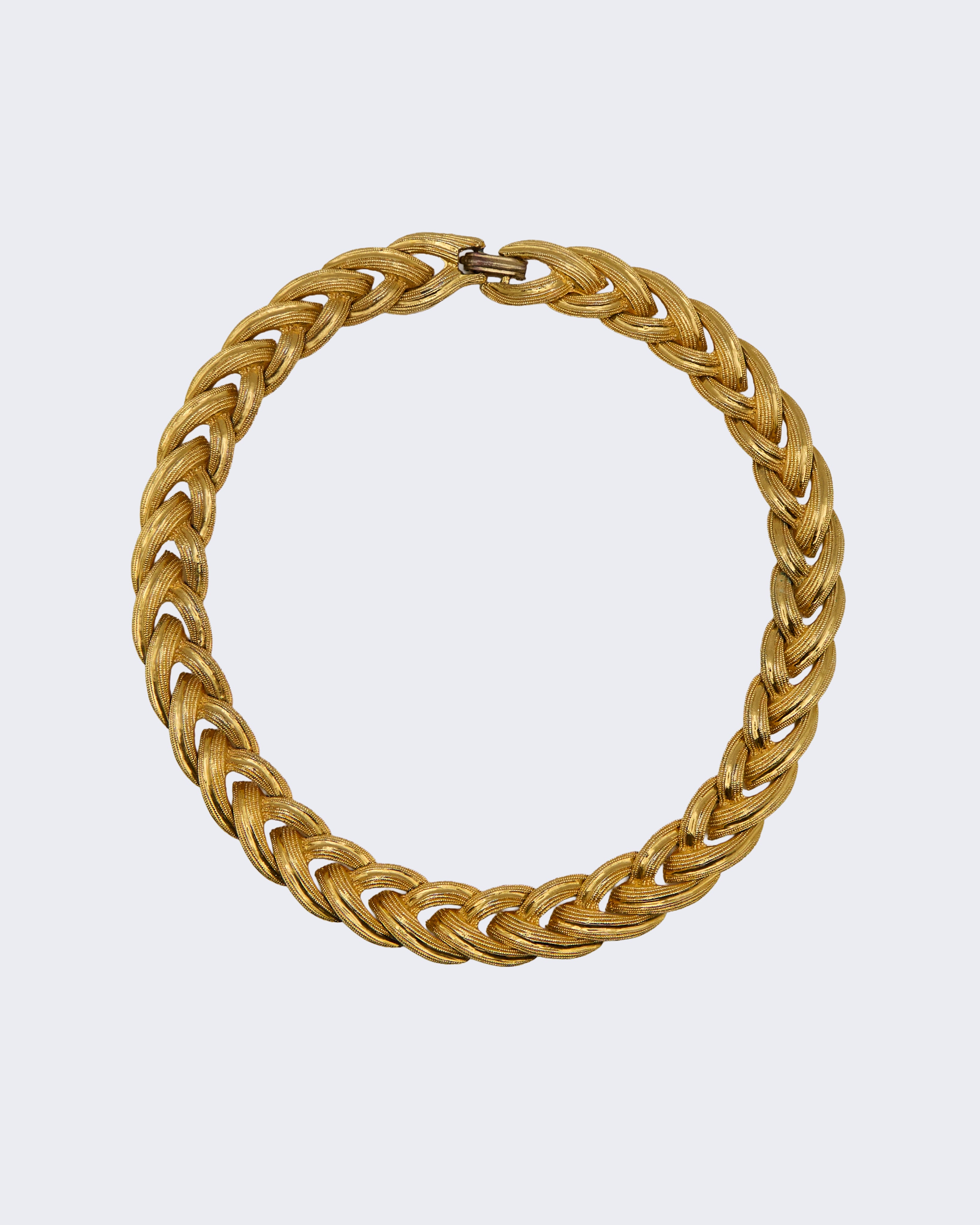 Collana Treccia Firmata Solid Cooper – Girocollo Vintage Elegante