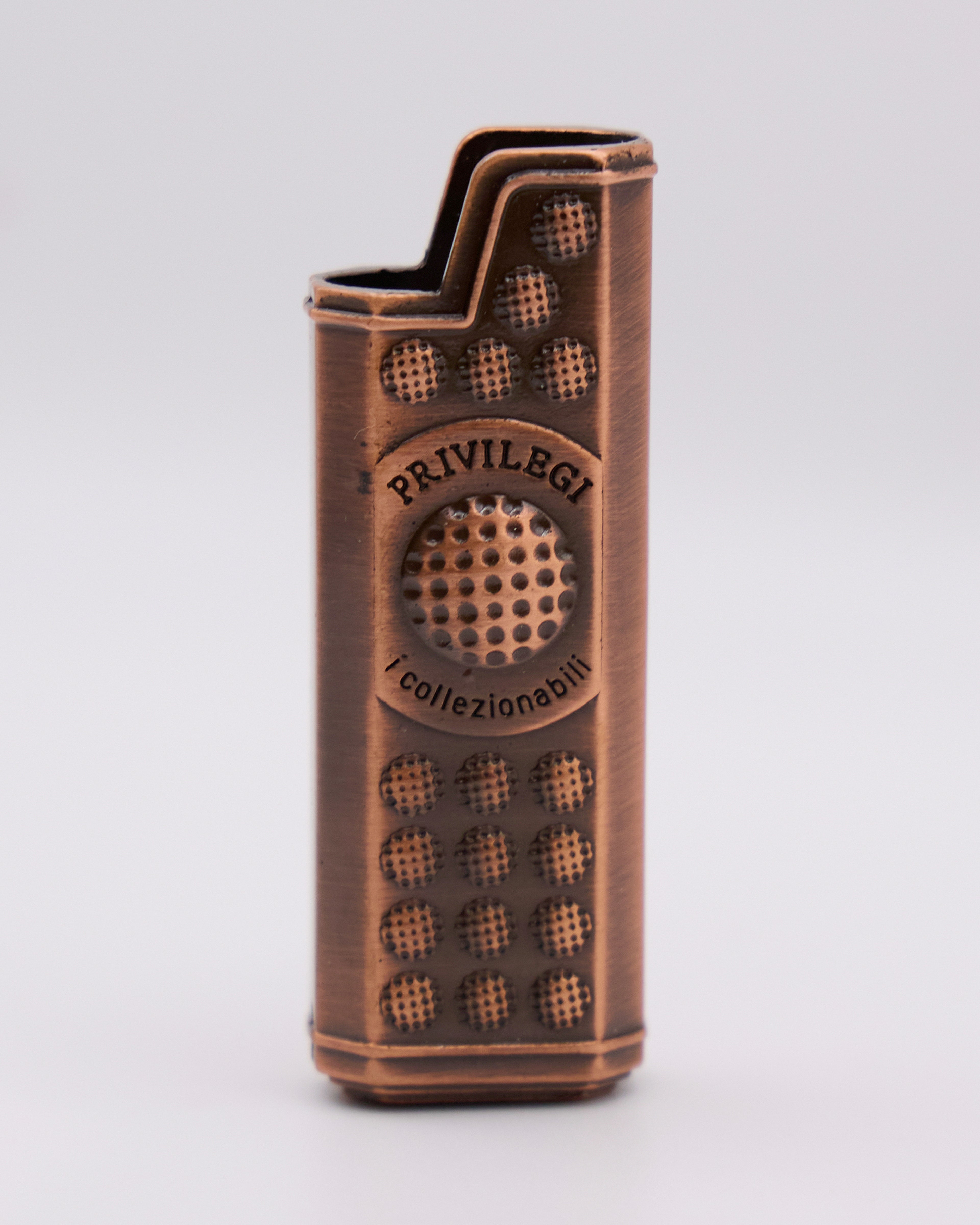 Custodia Vintage per Accendino Golf Rame Brunito “Brig - Francioni Made in Italy”