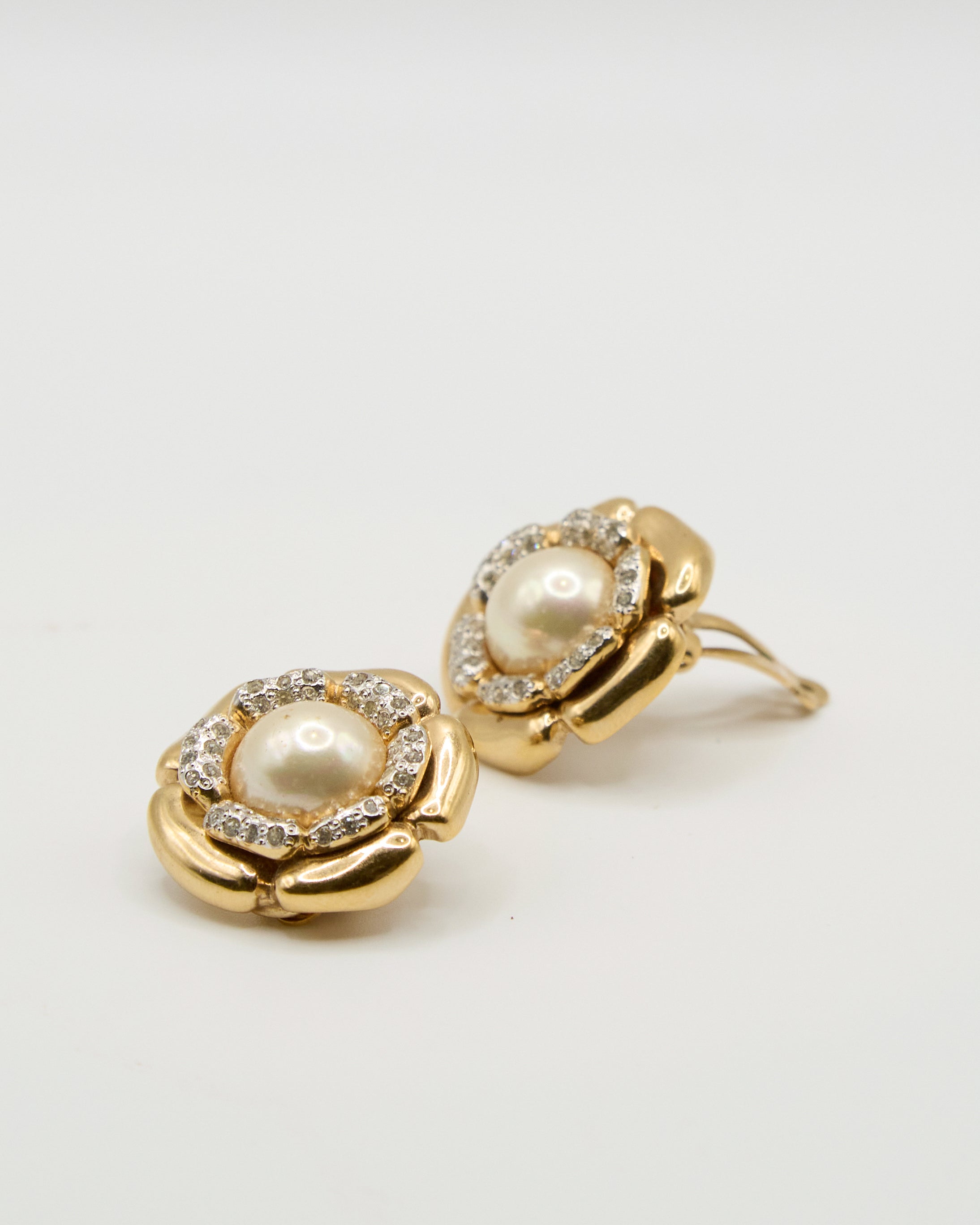 Shiny Flower Earrings