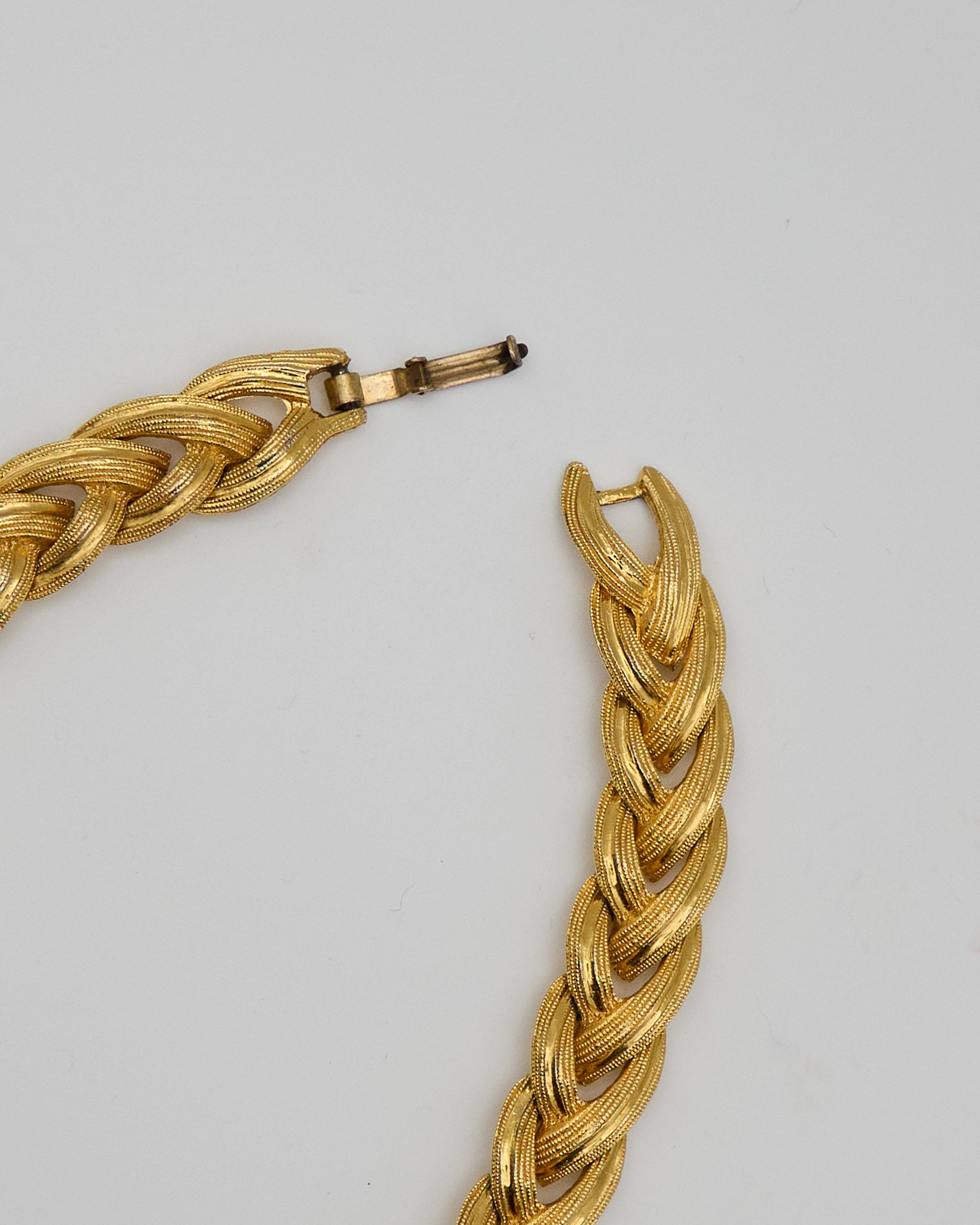 Collana Treccia Firmata Solid Cooper – Girocollo Vintage Elegante