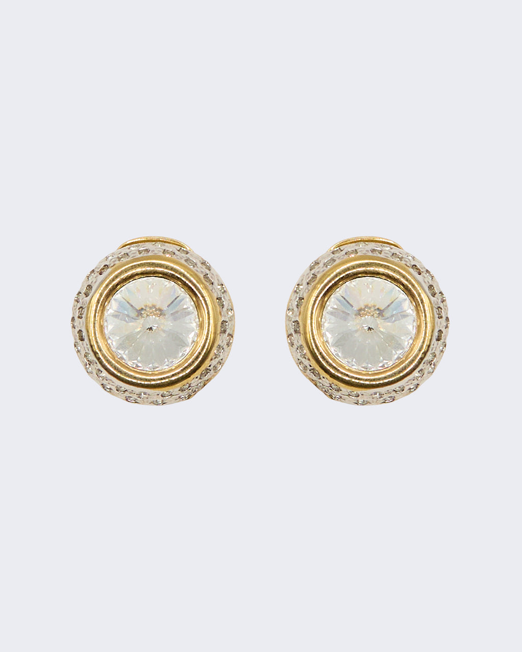 Earrings with Chatón