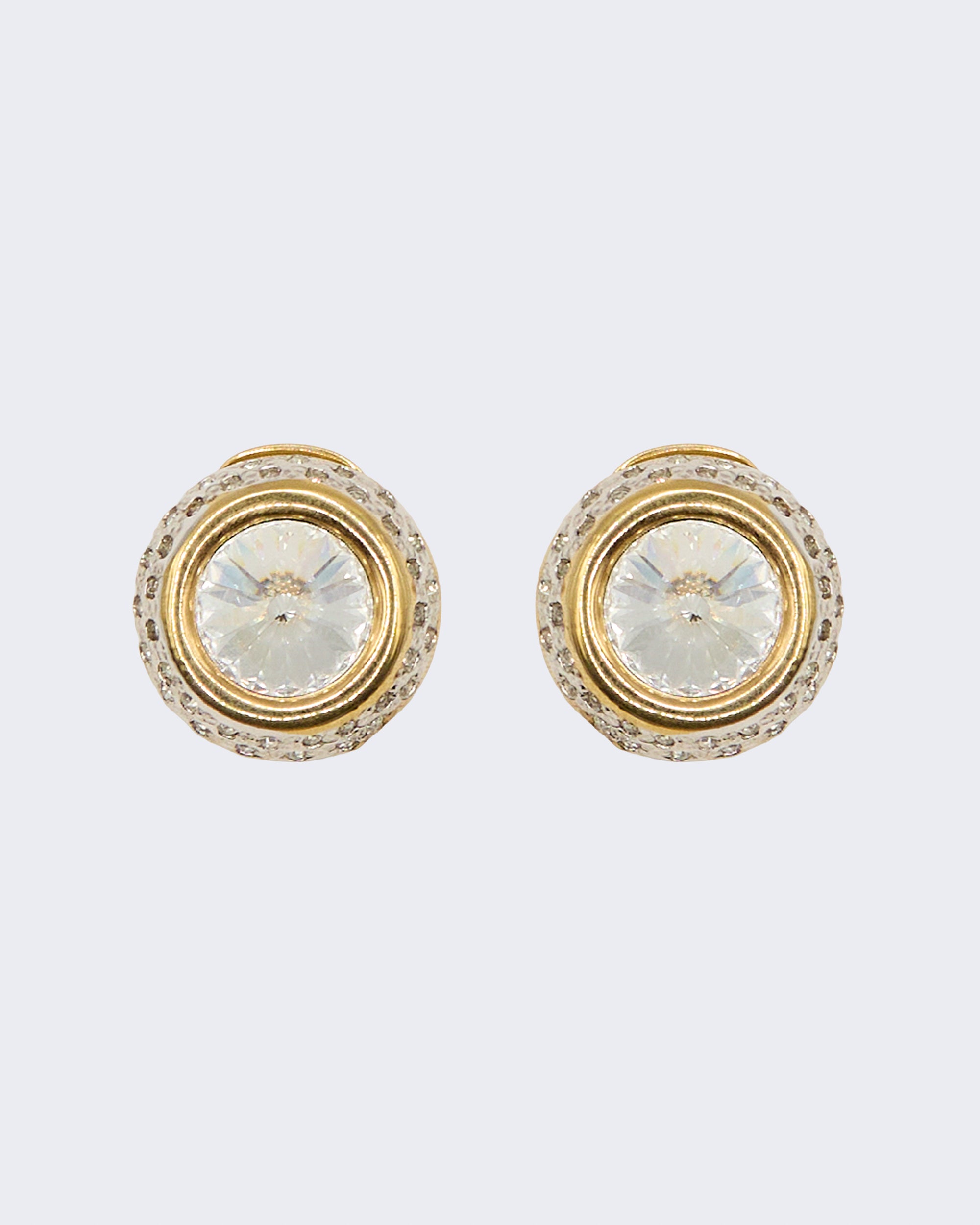 Earrings with Chatón