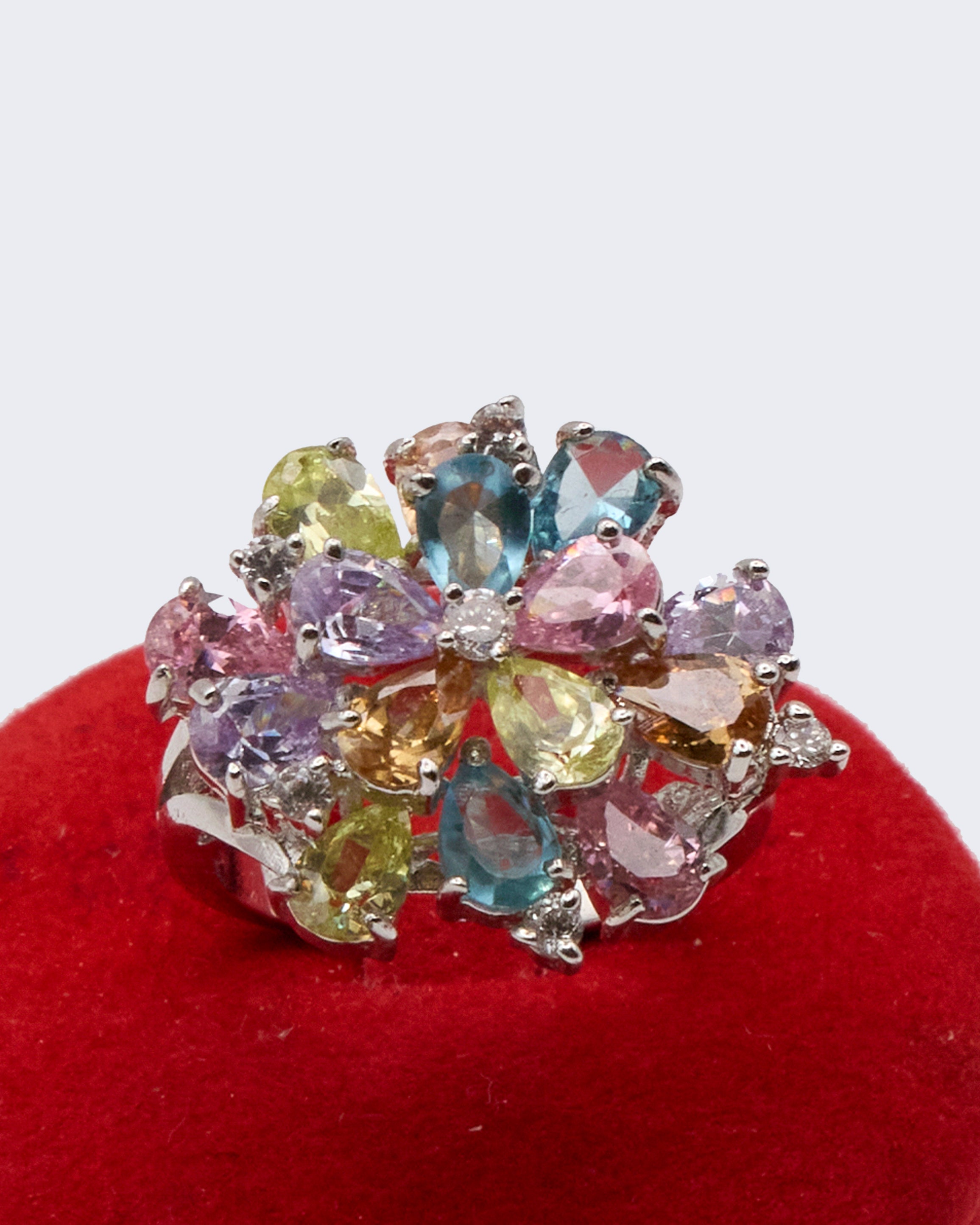 Multicolored Stone Ring