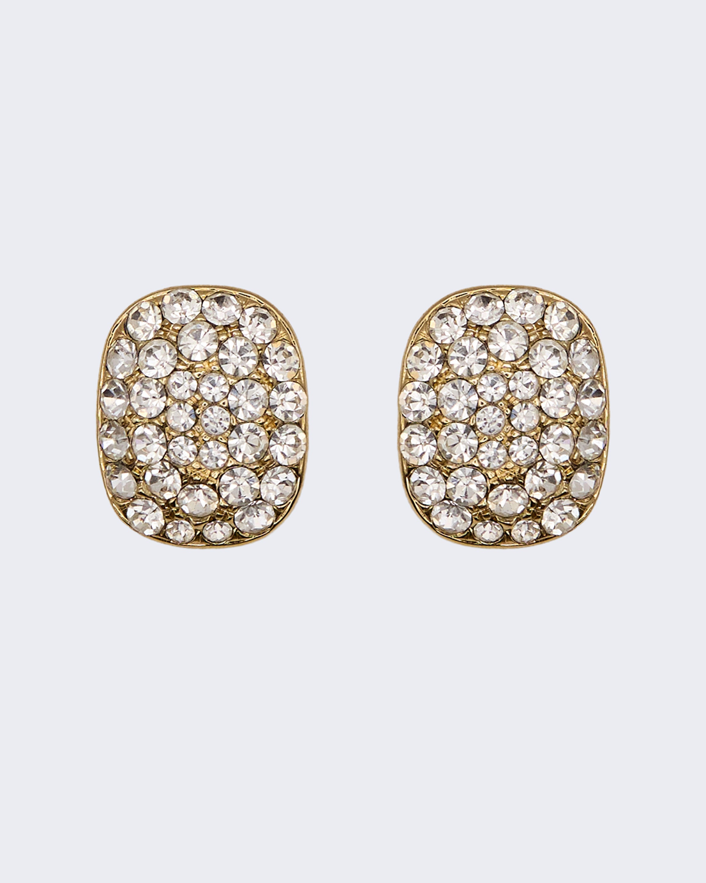 Boucles d'oreilles rectangulaires scintillantes