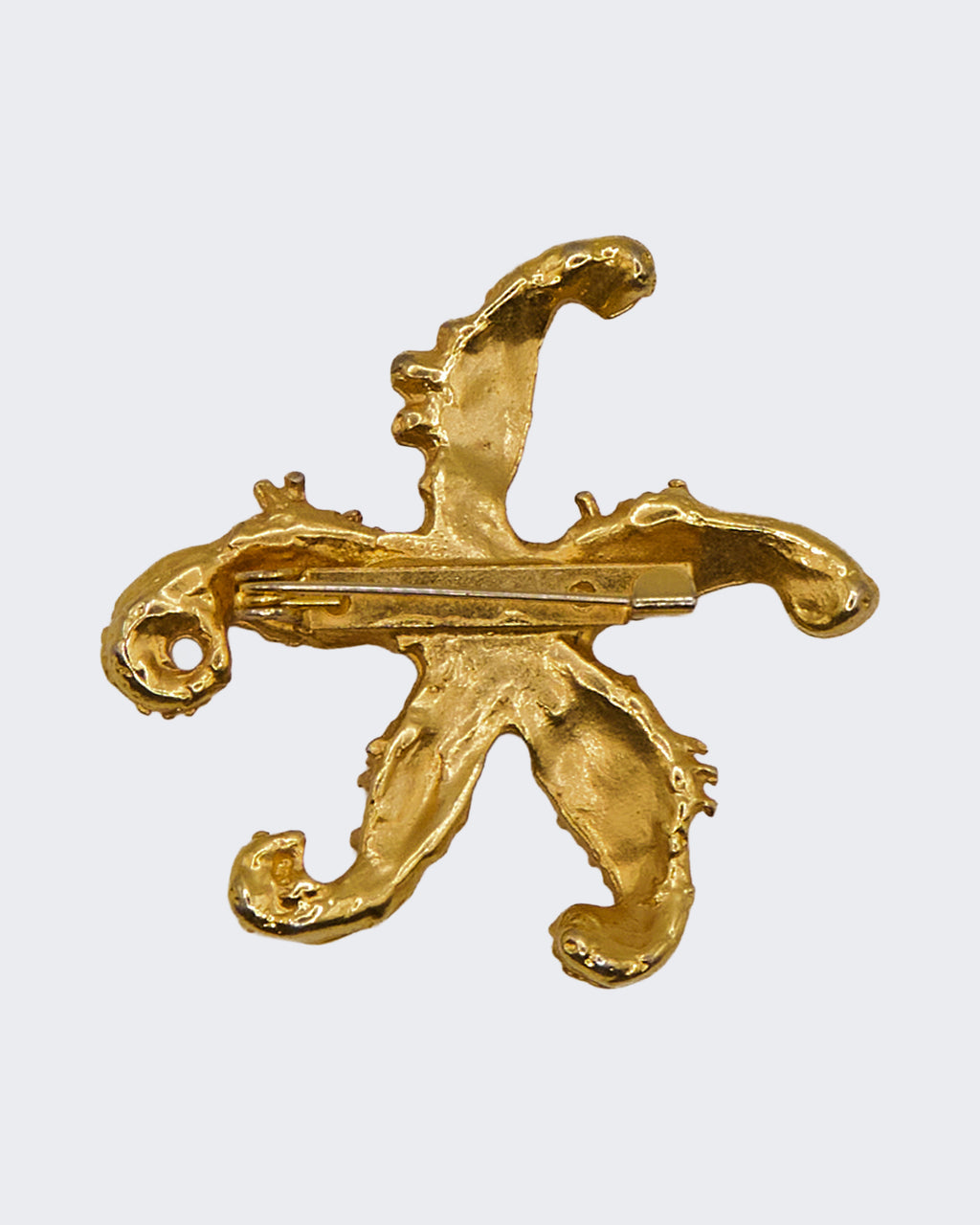 Spilla Vintage a Forma di Stella Marina Placcata Oro –