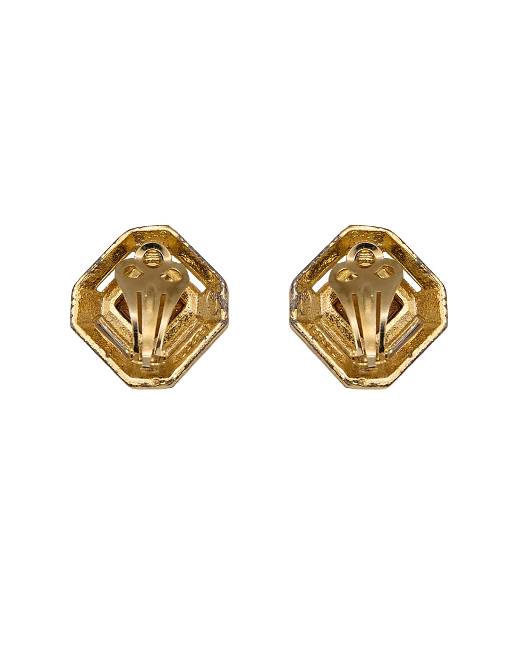 “Octagonal Crystal” Earrings
