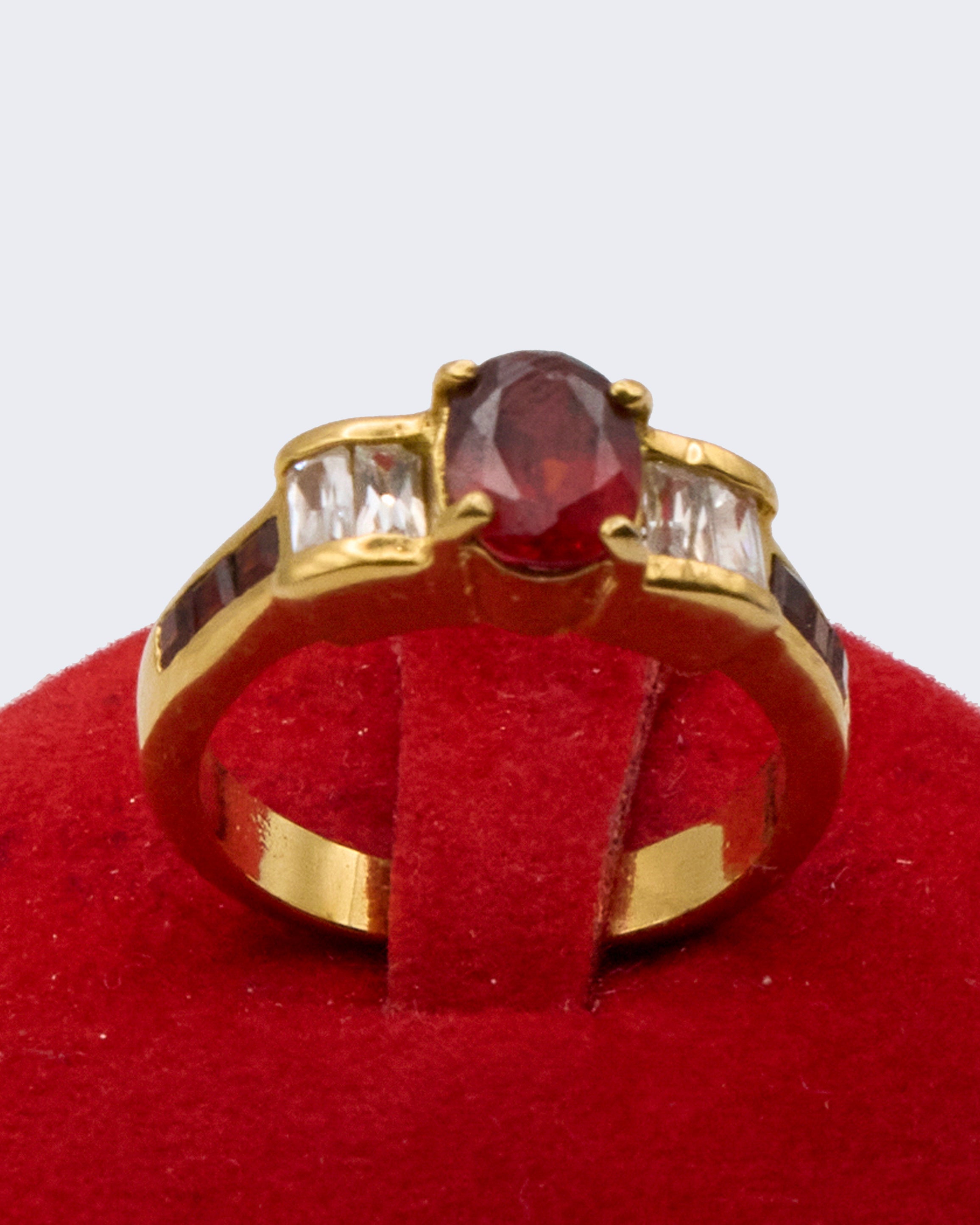Red Stone Ring