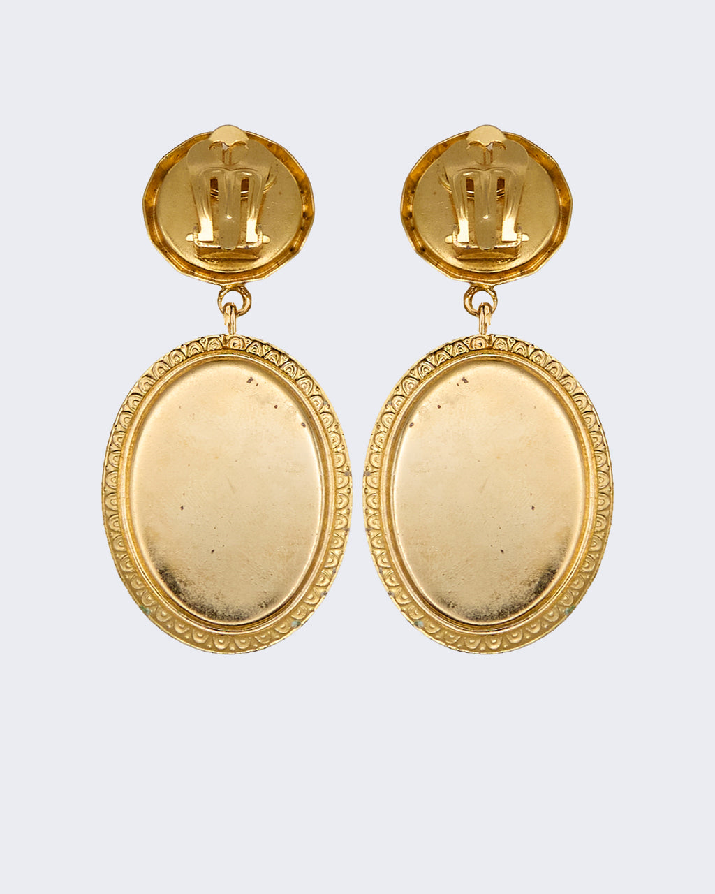 “Black Stone” Pendant Earrings