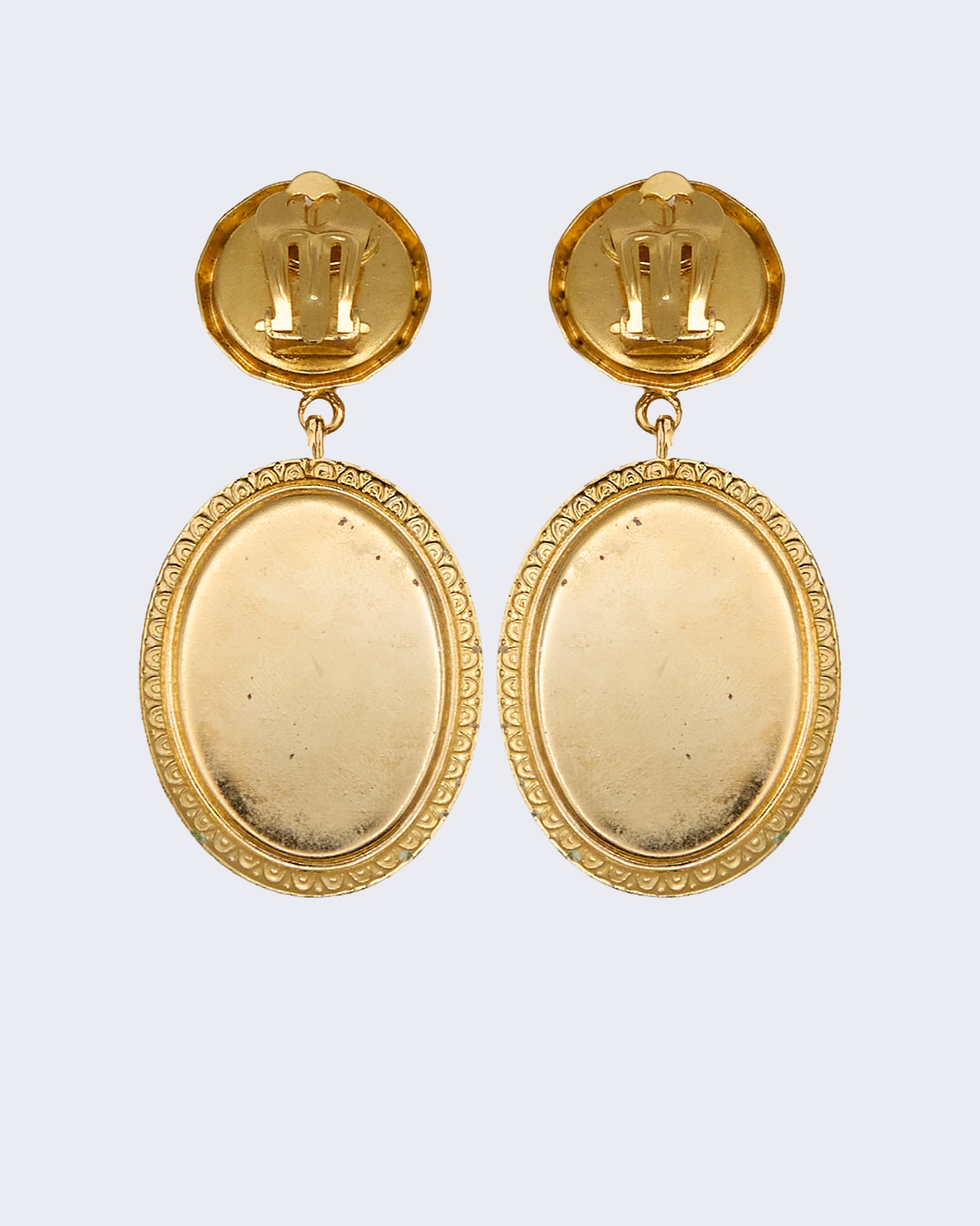 Boucles d'oreilles pendantes « Pierre noire »