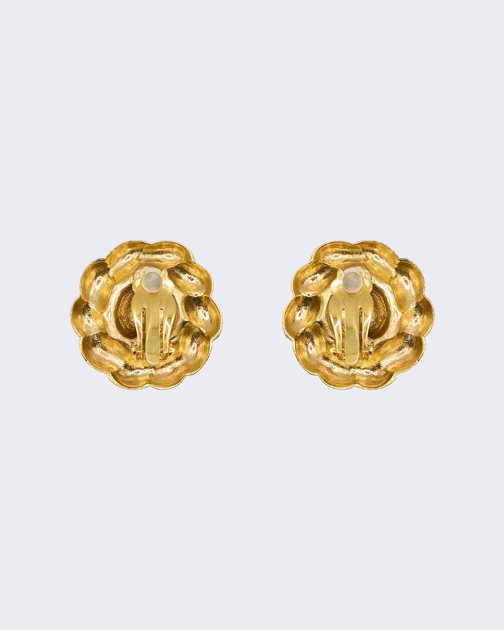 Boucles d'oreilles pétales entrelacés