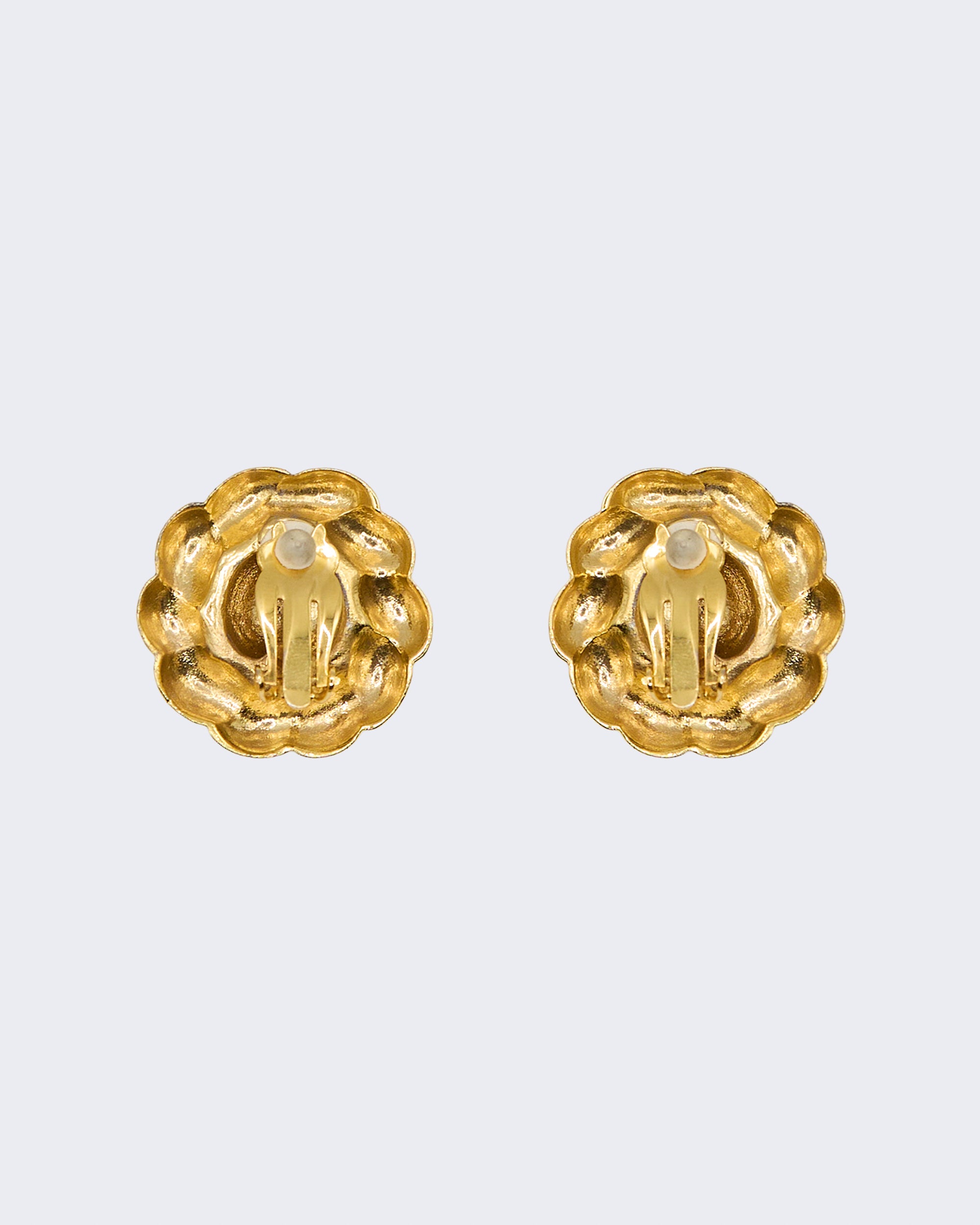 Boucles d'oreilles pétales entrelacés