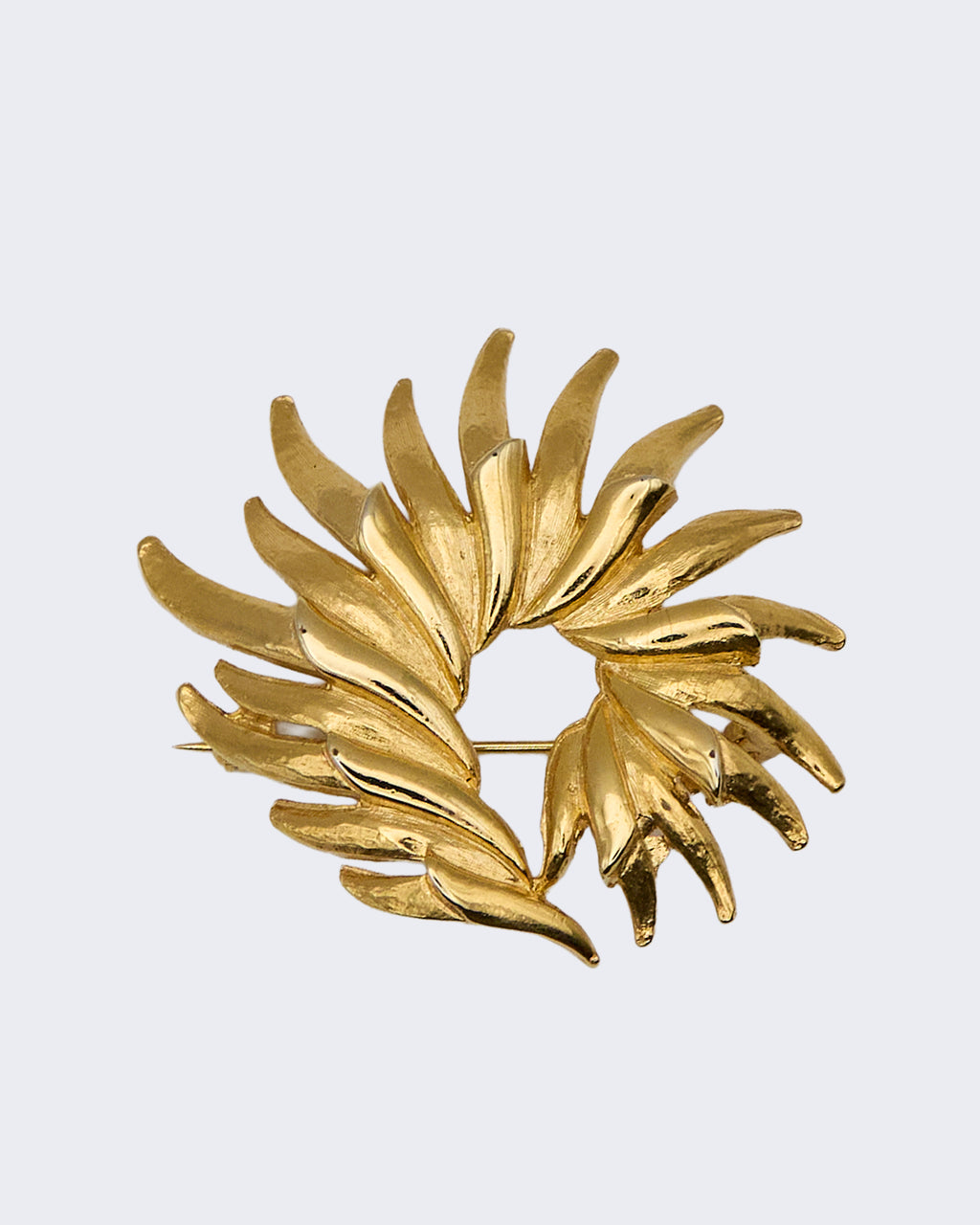 Spilla Vintage Dorata a Raggiera – Stile Girasole Anni ’50 Sphinx