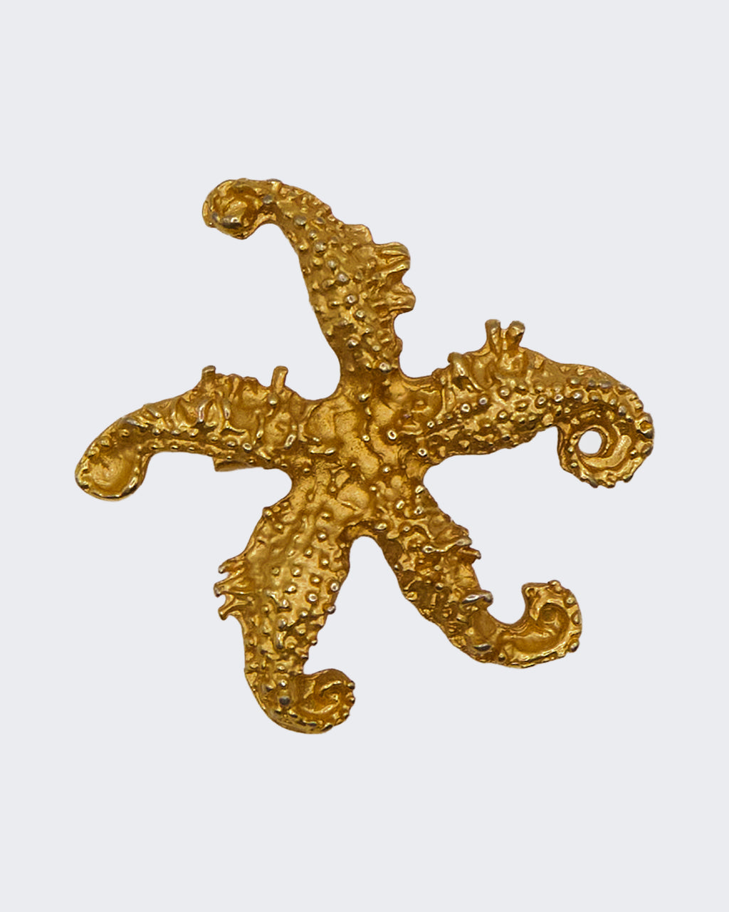 Spilla Vintage a Forma di Stella Marina Placcata Oro –
