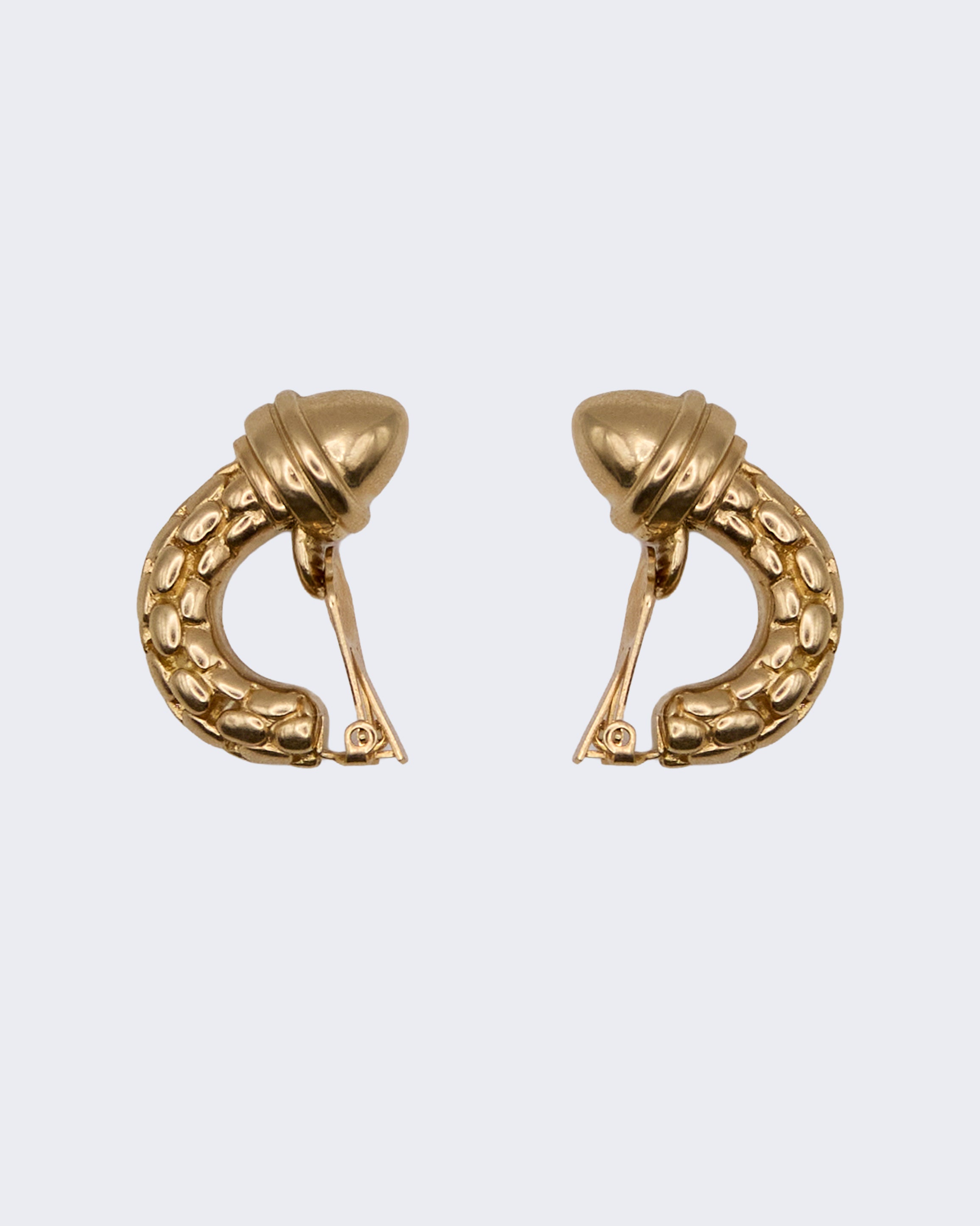 Boucles d'oreilles sculpturales