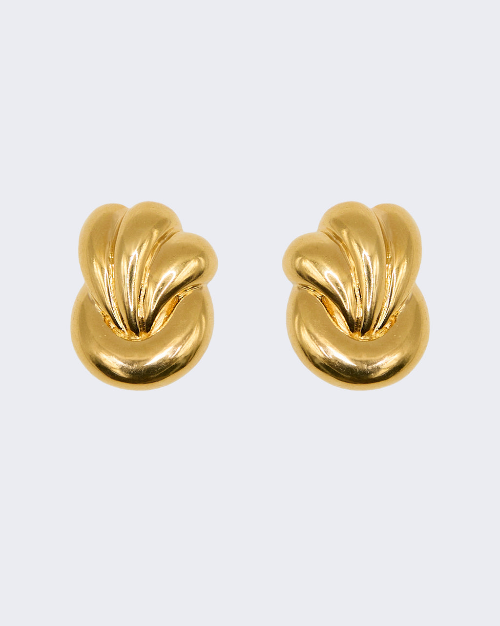Boucles d'oreilles nœud tressé