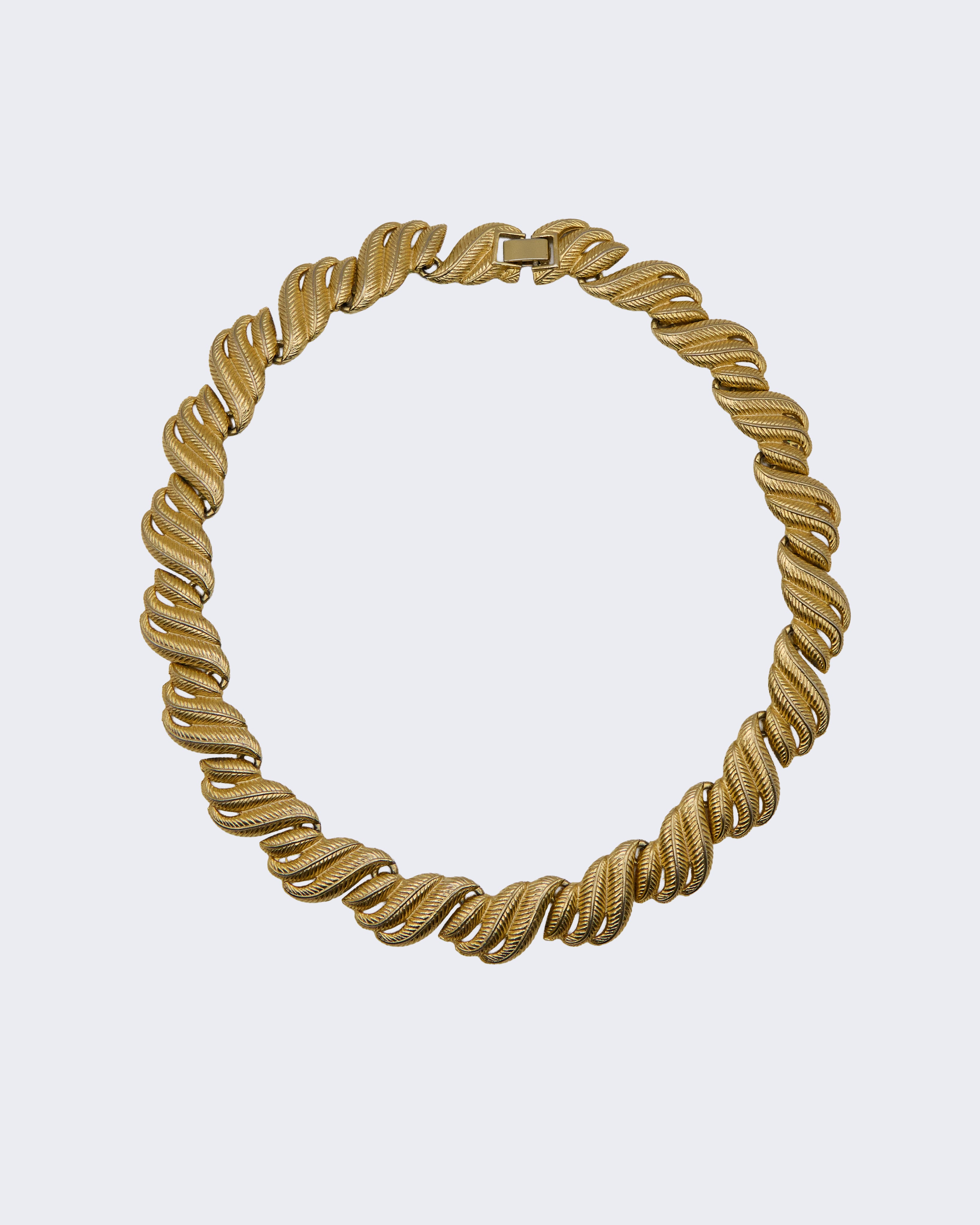 Collana Vintage a Corda Ritorta (Rope Chain / Torchon) Color Oro – Stile Anni ’80–’90