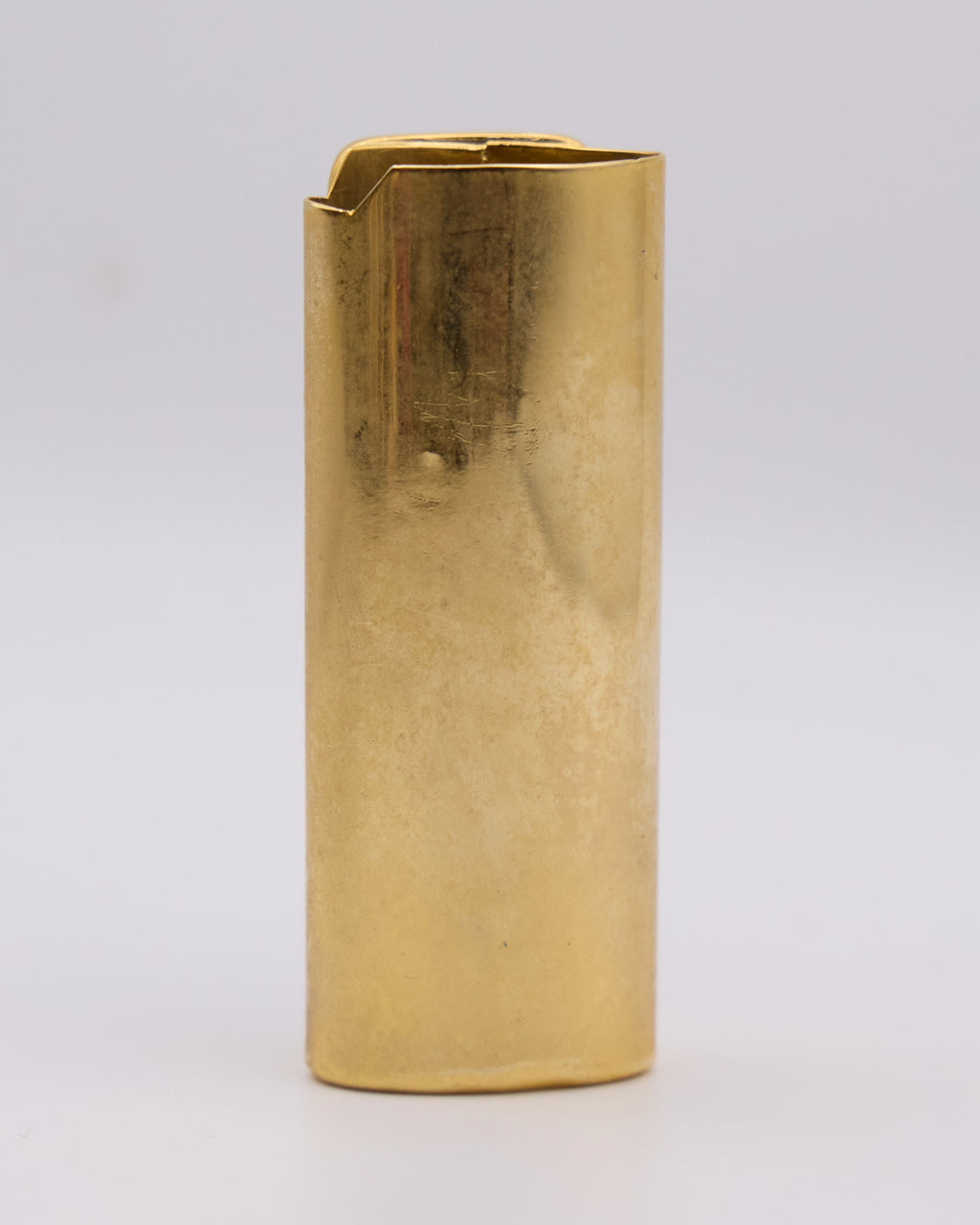 Custodia Vintage per Accendino con Stella Intarsiata Nero e Oro