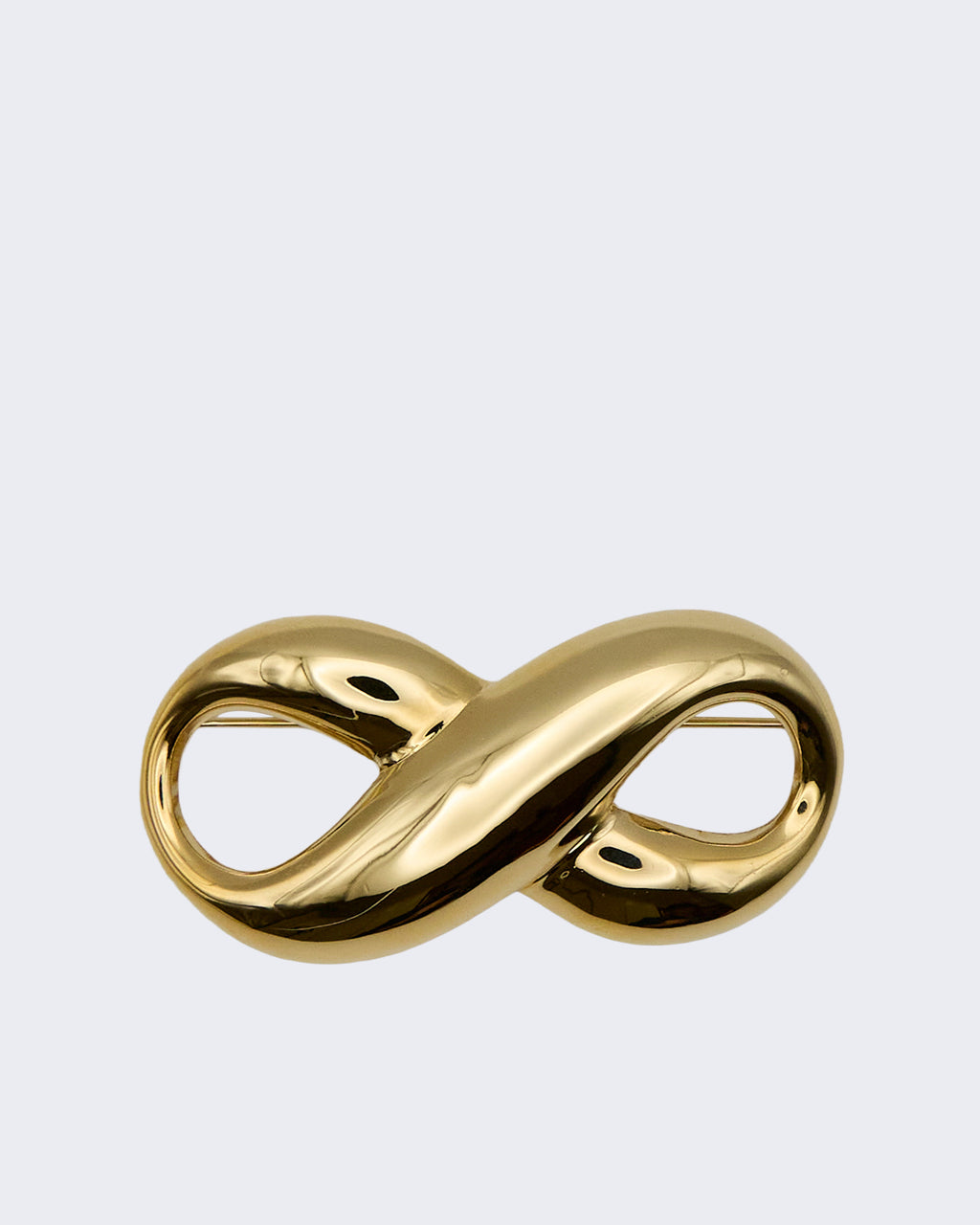 Spilla Vintage “Infinity Love” Placcata Oro – Design Infinito Anni ’80