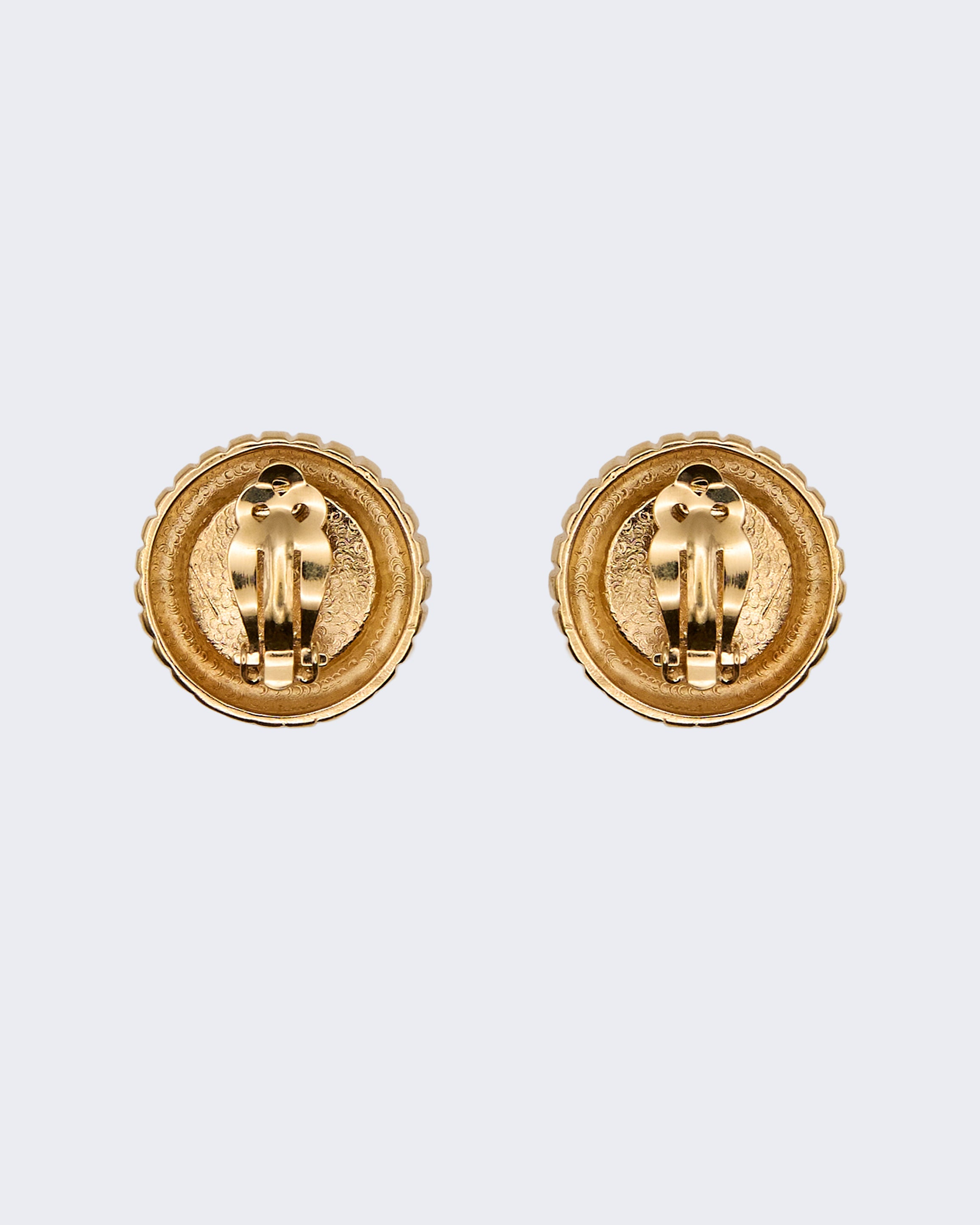 Boucles d'oreilles « Perle encadrée »