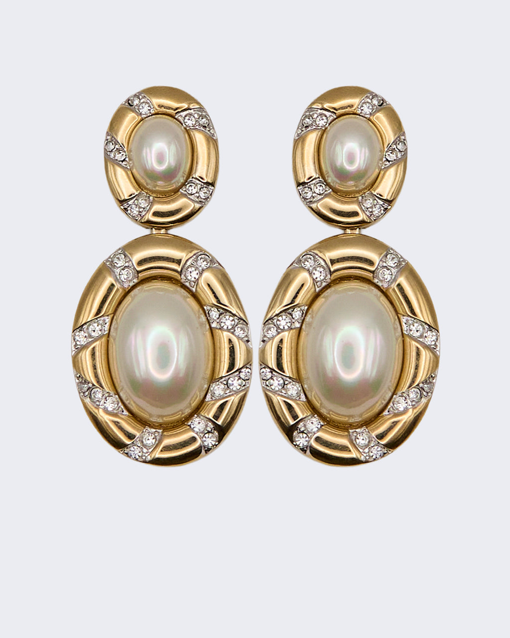 Boucles d'oreilles pendantes « Pierre d'ivoire »