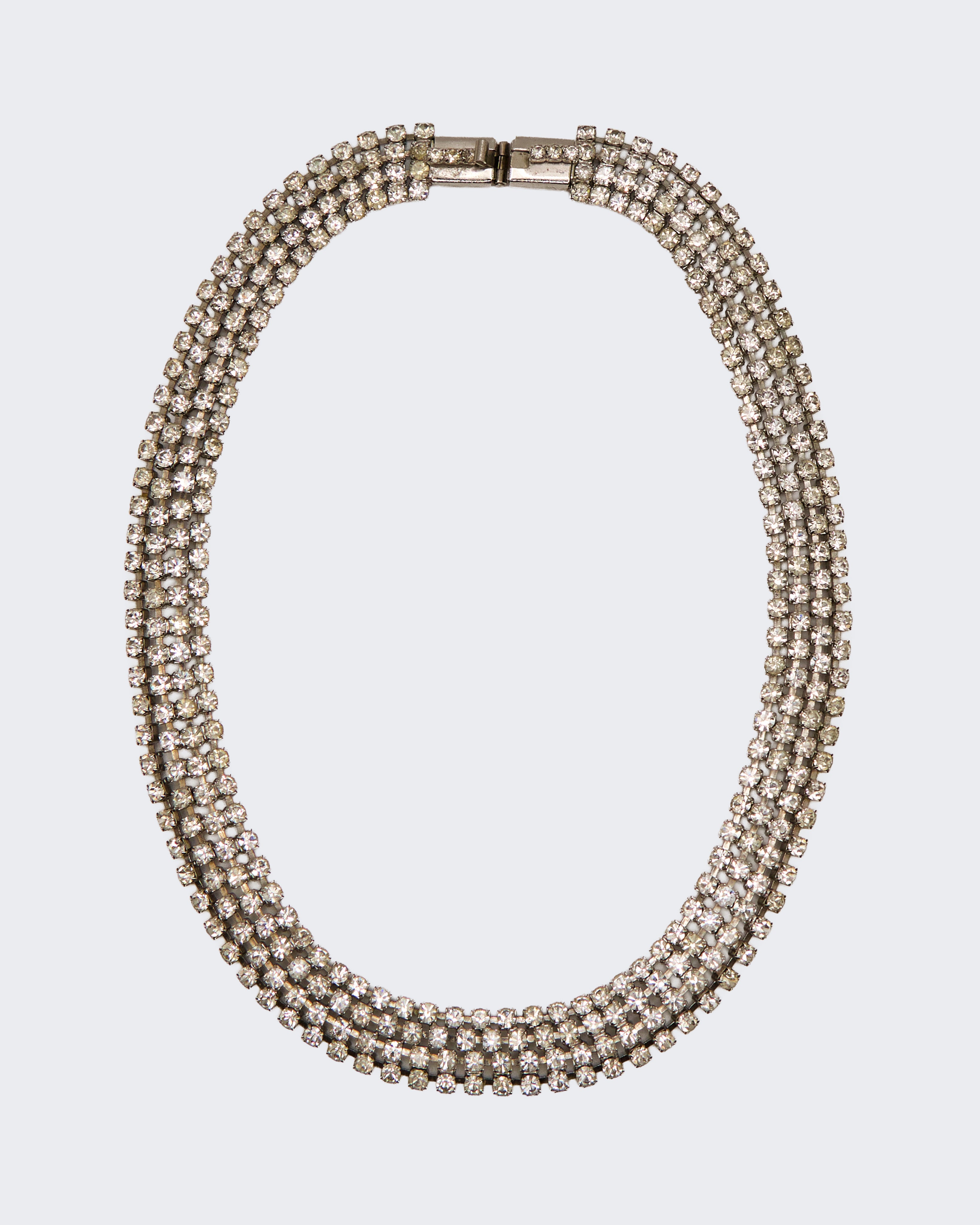 Girocollo Multi-Fili di Cristalli – Choker Vintage Elegante