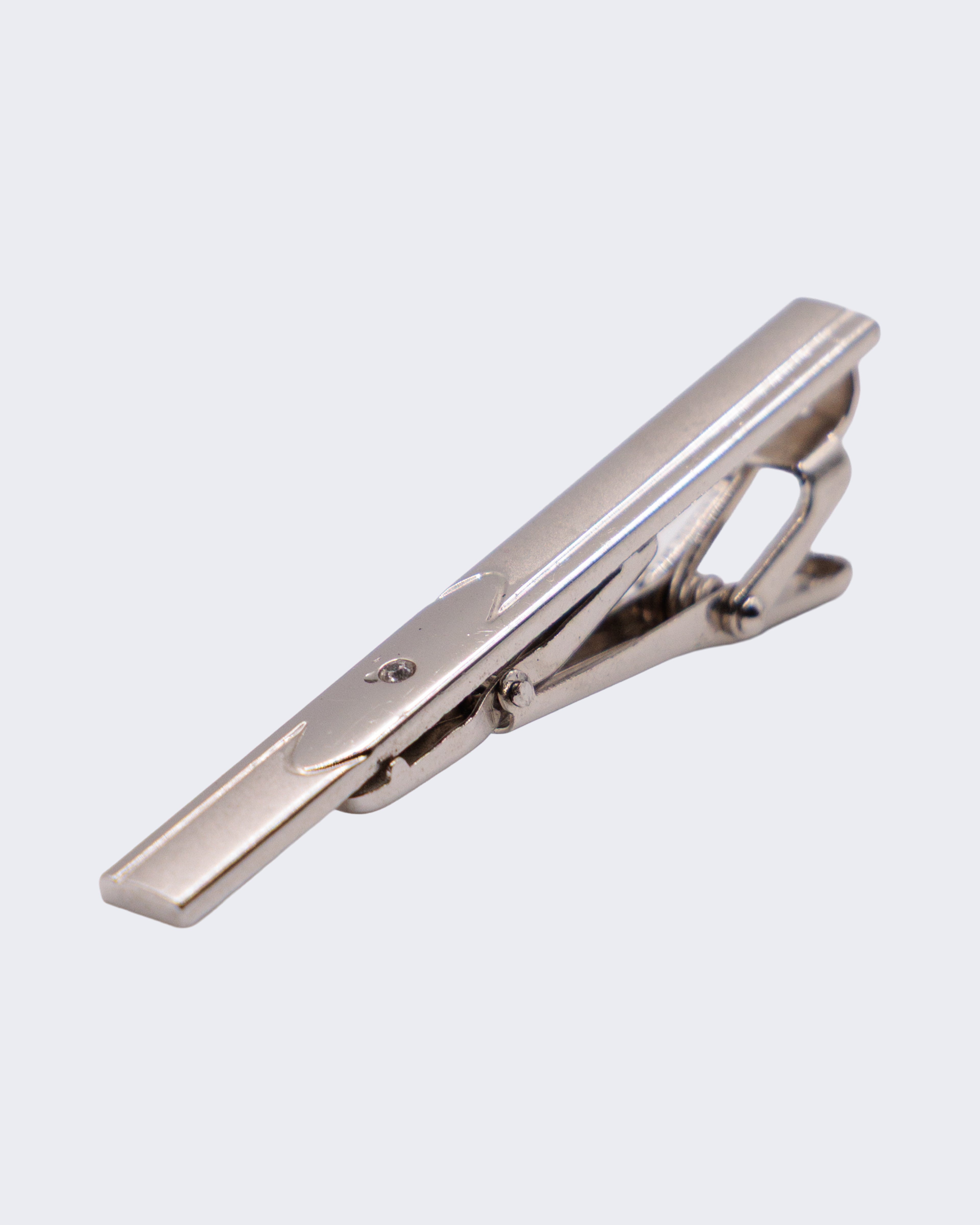 Fermacravatta Vintage Argento Elegante Uomo – Clip Cravatta Classica Minimal