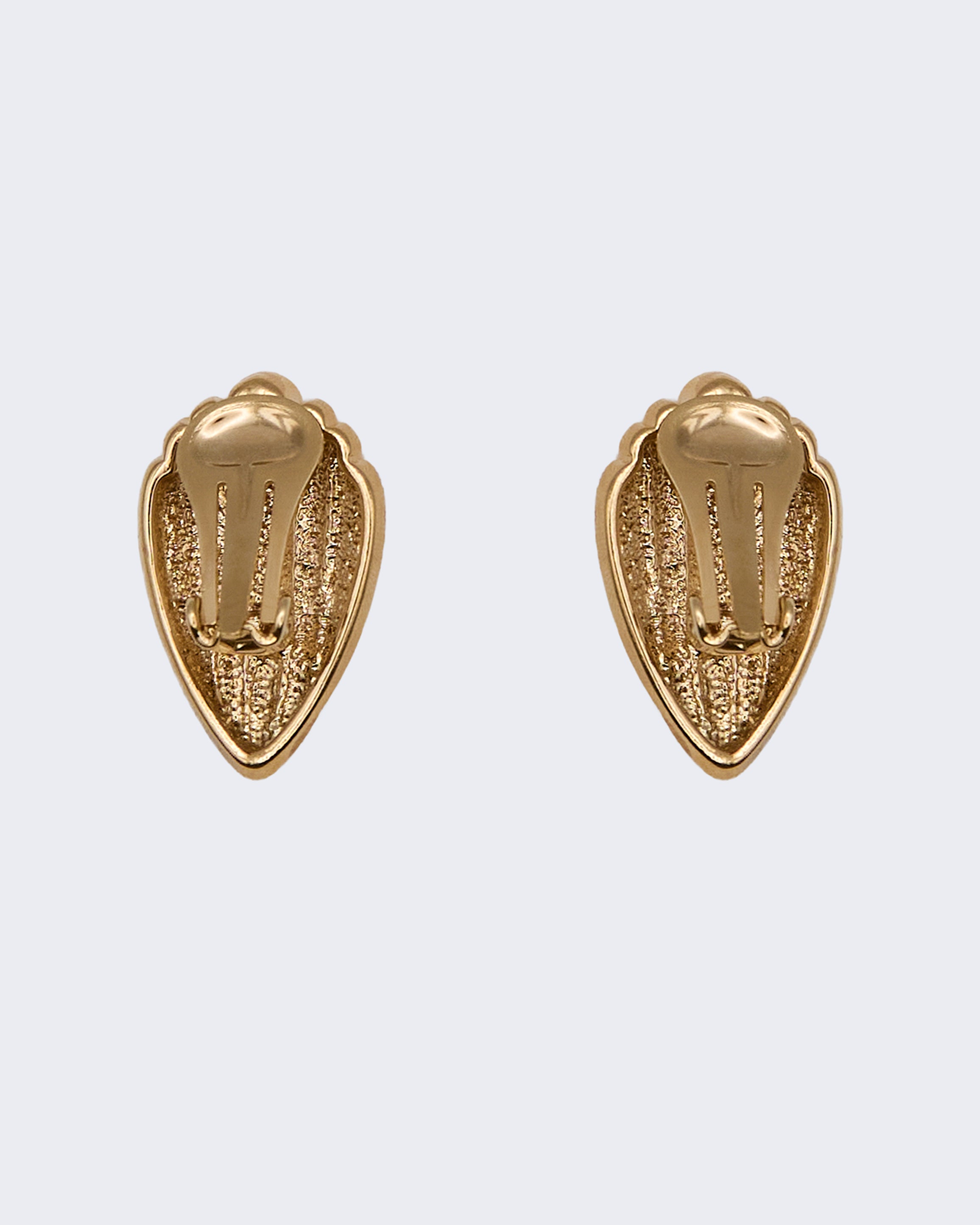 Boucles d'oreilles coquillage bicolores