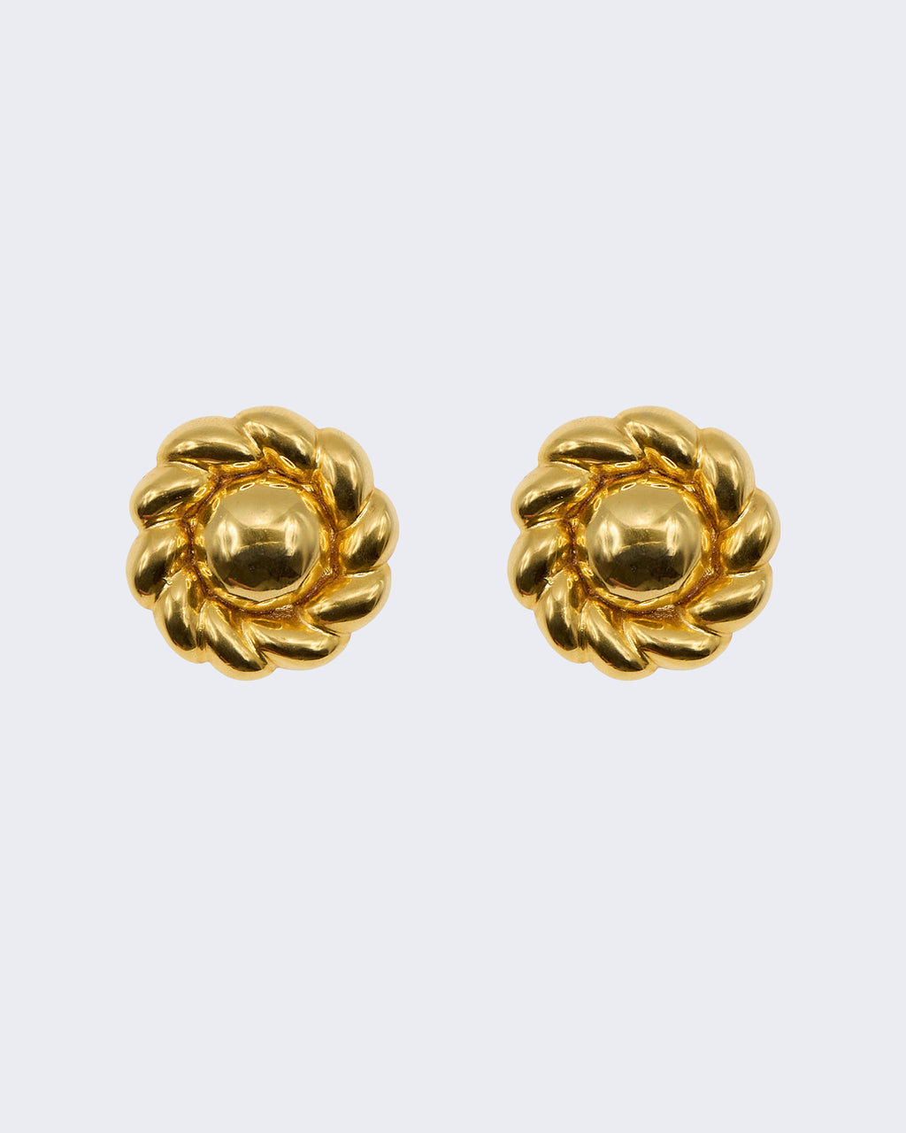 Boucles d'oreilles pétales entrelacés