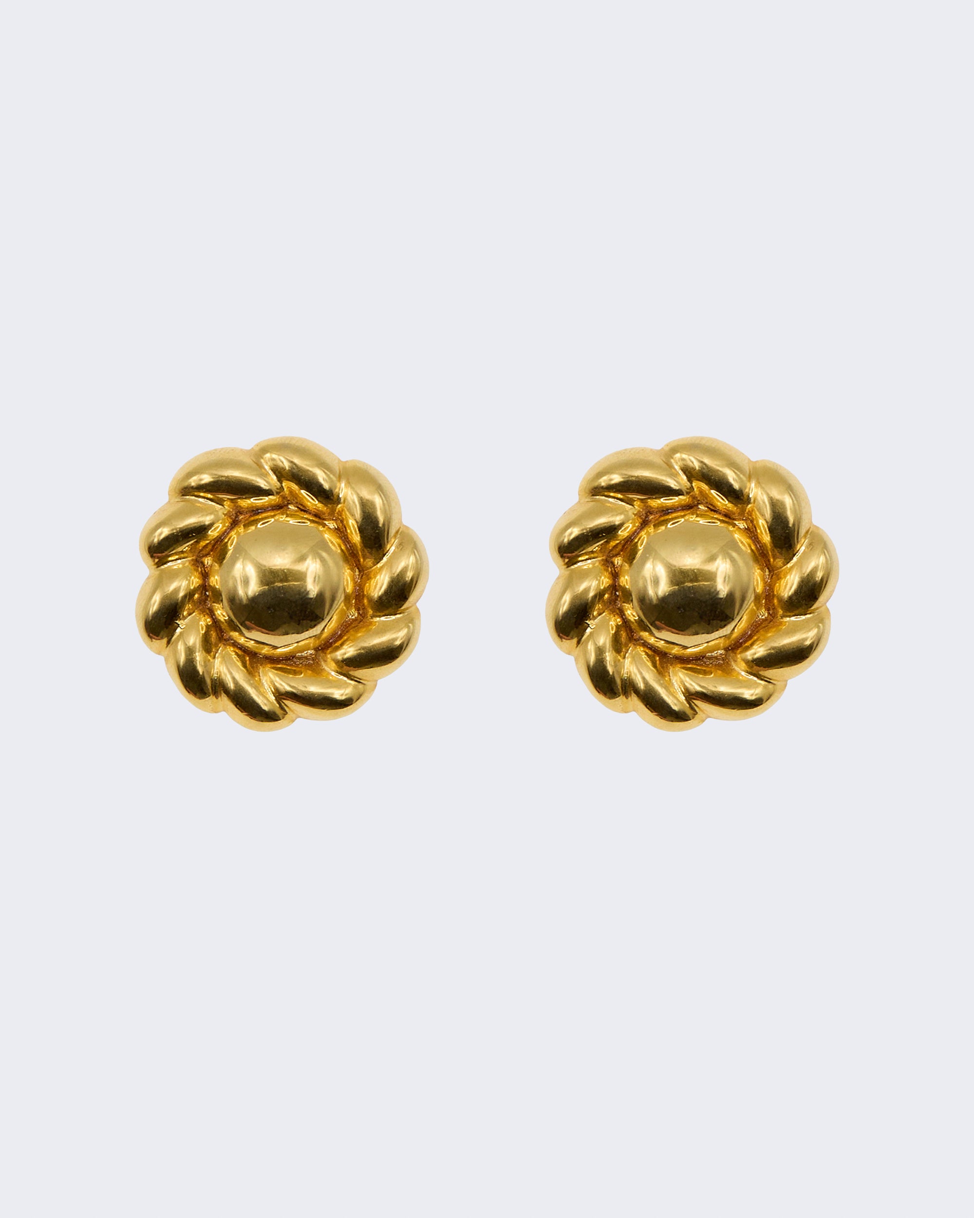 Boucles d'oreilles pétales entrelacés