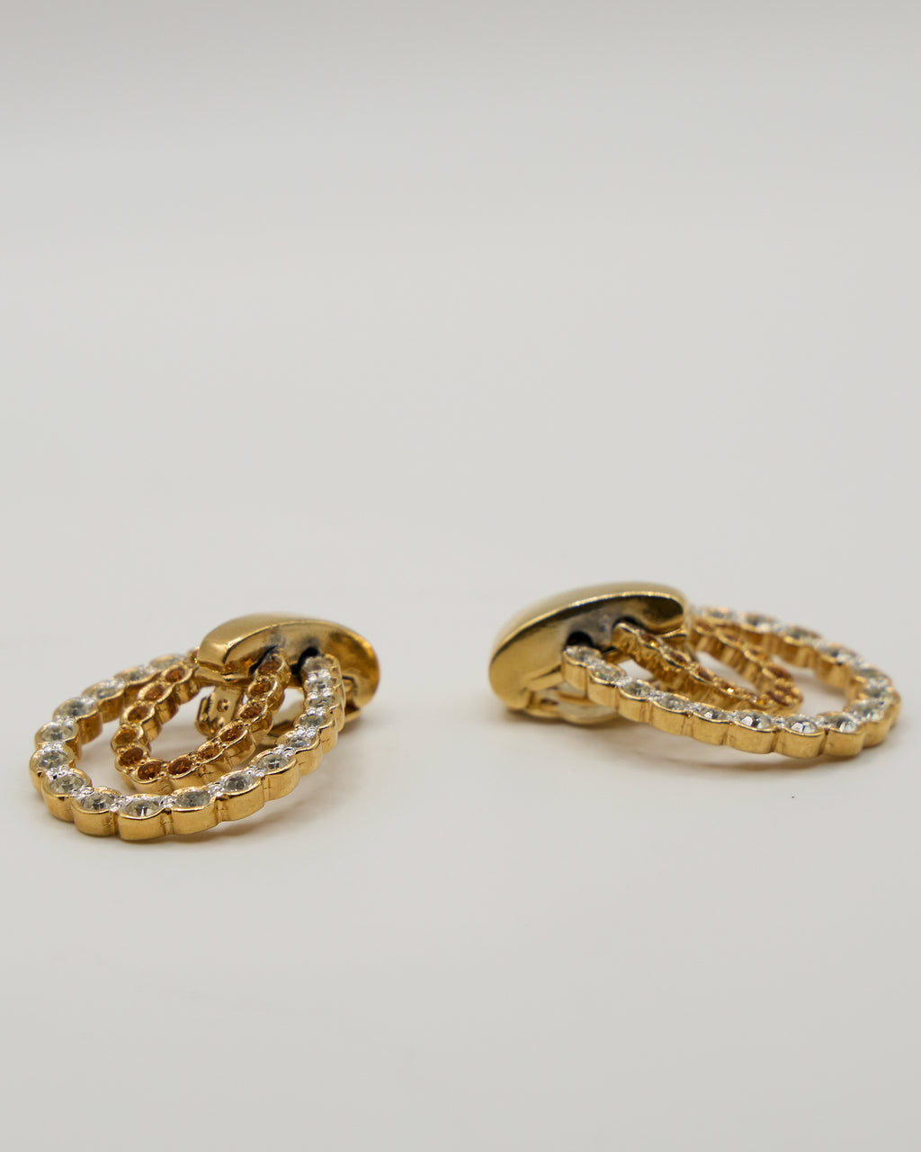Boucles d'oreilles à double anneau