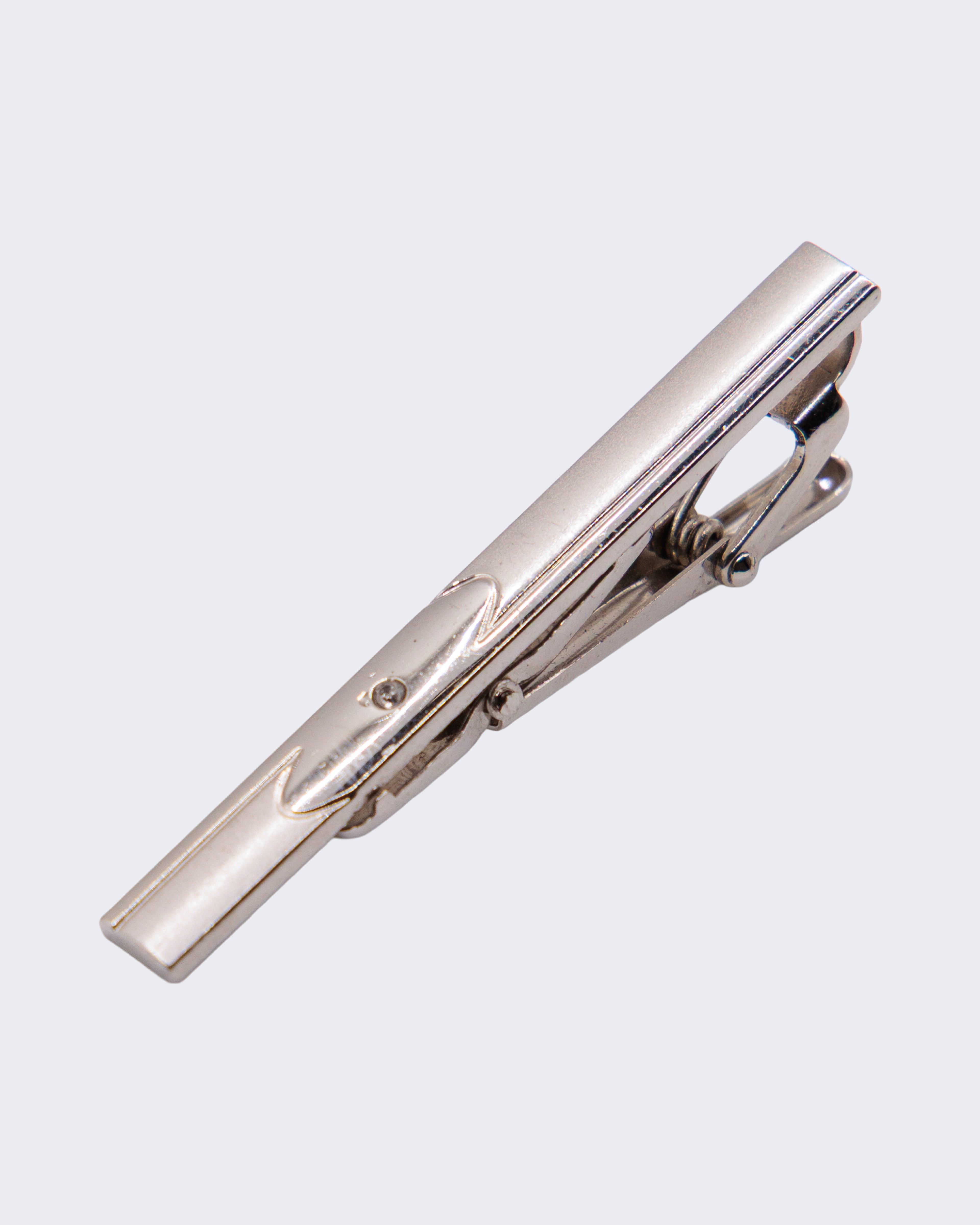 Fermacravatta Vintage Argento Elegante Uomo – Clip Cravatta Classica Minimal