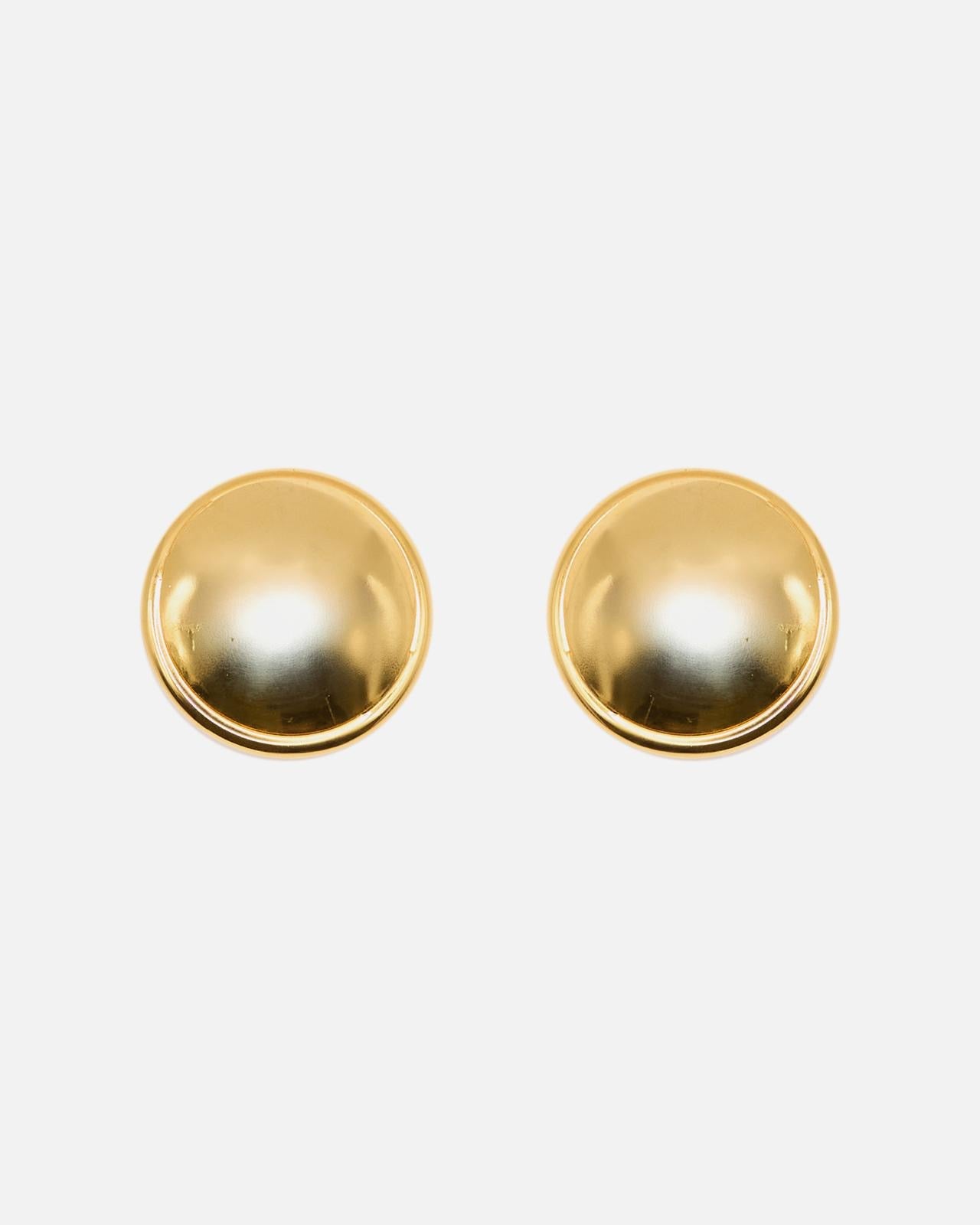 Boucles d'oreilles à monture dorée