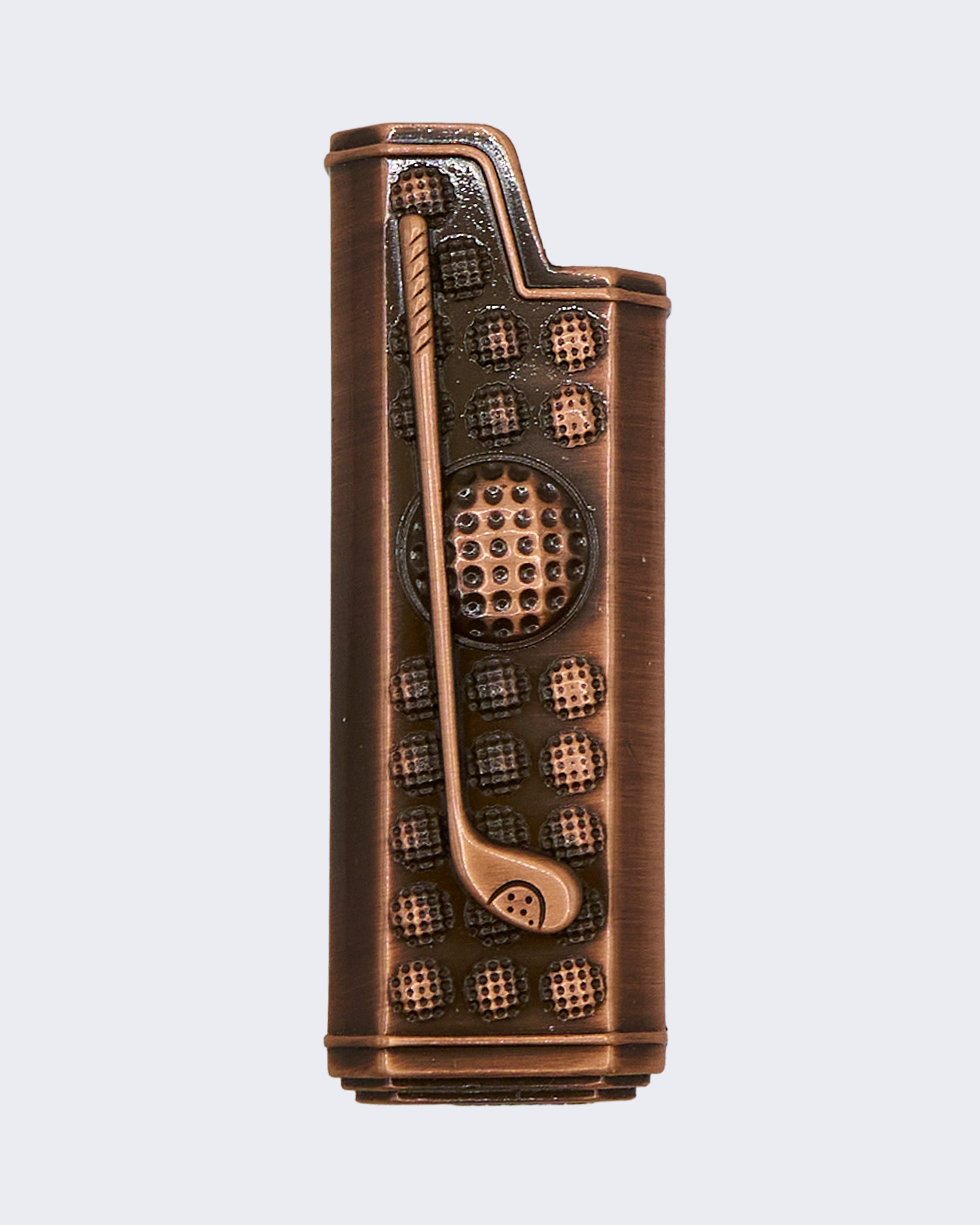 Custodia Vintage per Accendino Golf Rame Brunito “Brig - Francioni Made in Italy”
