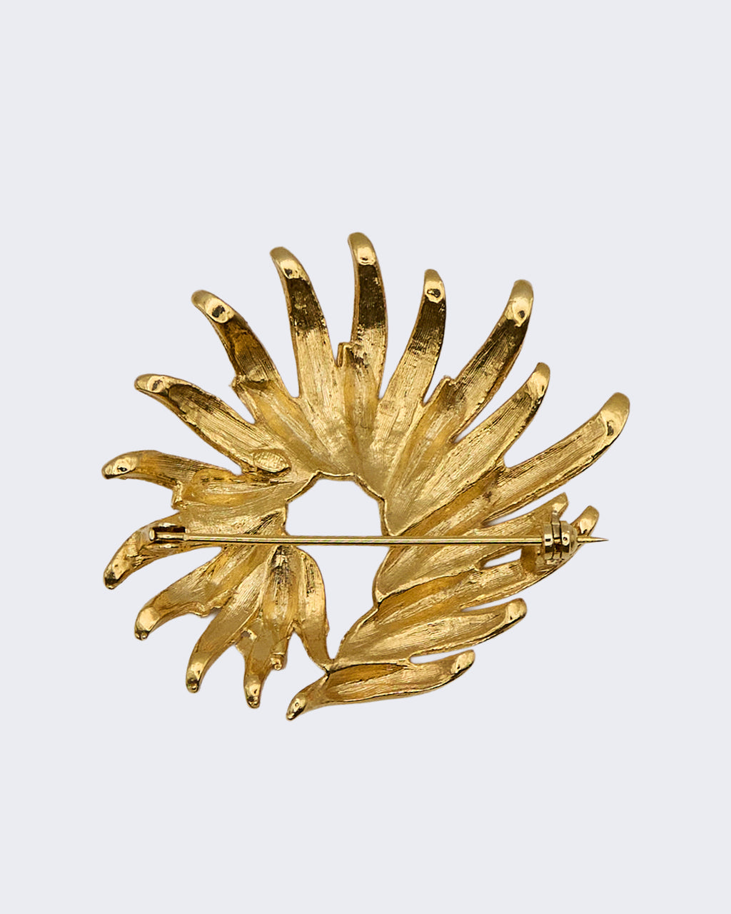 Spilla Vintage Dorata a Raggiera – Stile Girasole Anni ’50 Sphinx