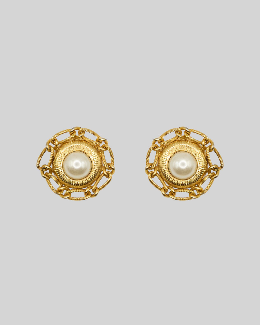 Boucles d'oreilles à chaîne tressée