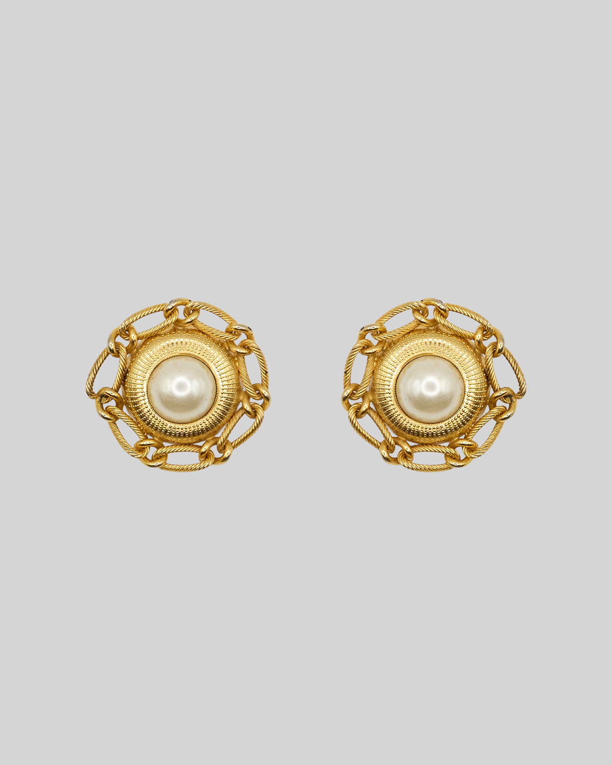 Boucles d'oreilles à chaîne tressée