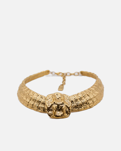 Collier et boucles d'oreilles YSL
