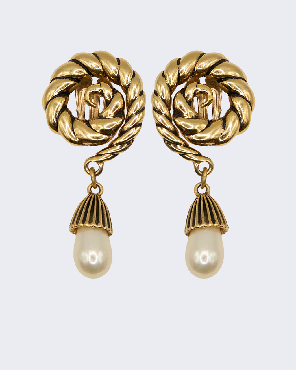 Boucles d'oreilles de style baroque