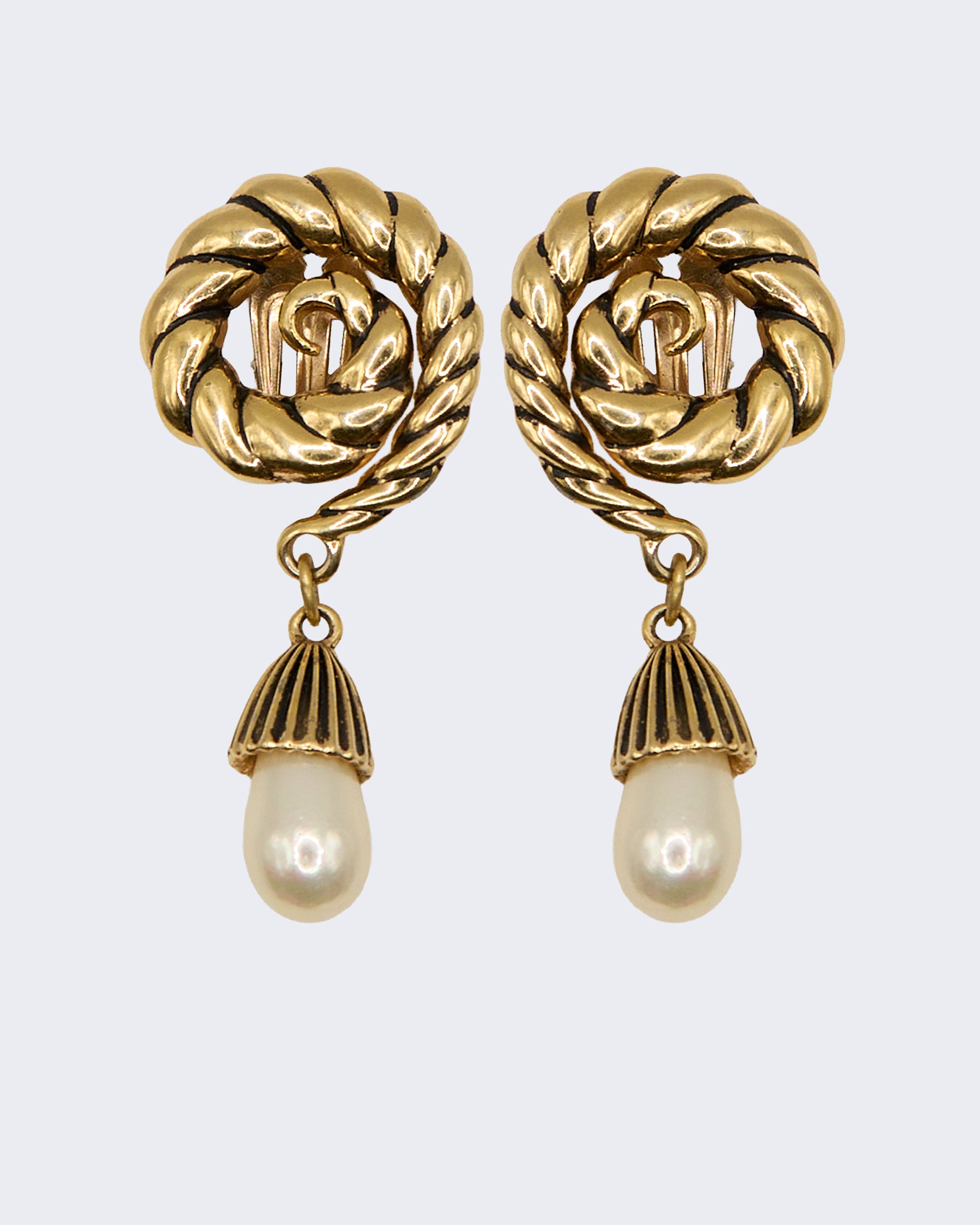 Boucles d'oreilles de style baroque