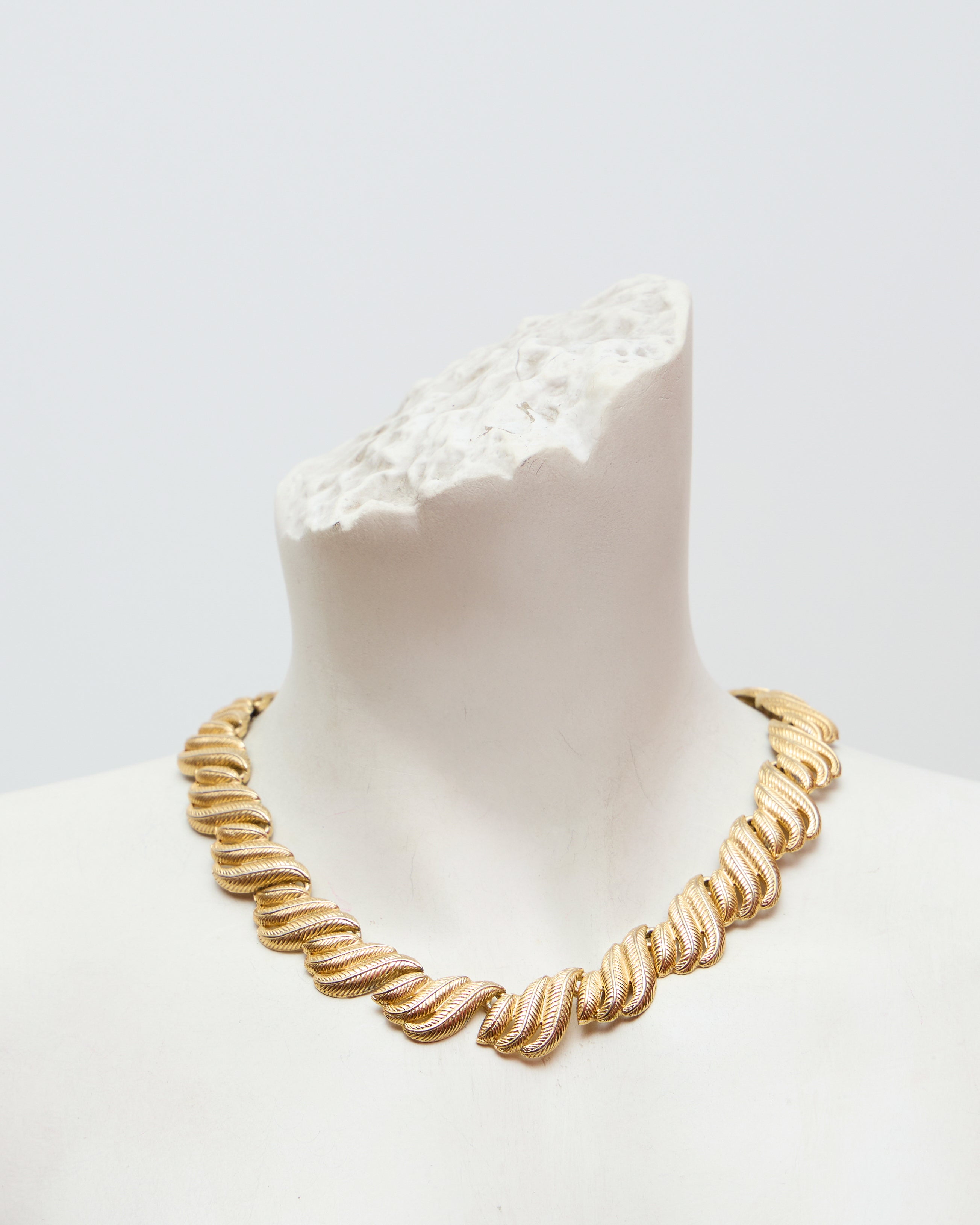 Collana Vintage a Corda Ritorta (Rope Chain / Torchon) Color Oro – Stile Anni ’80–’90