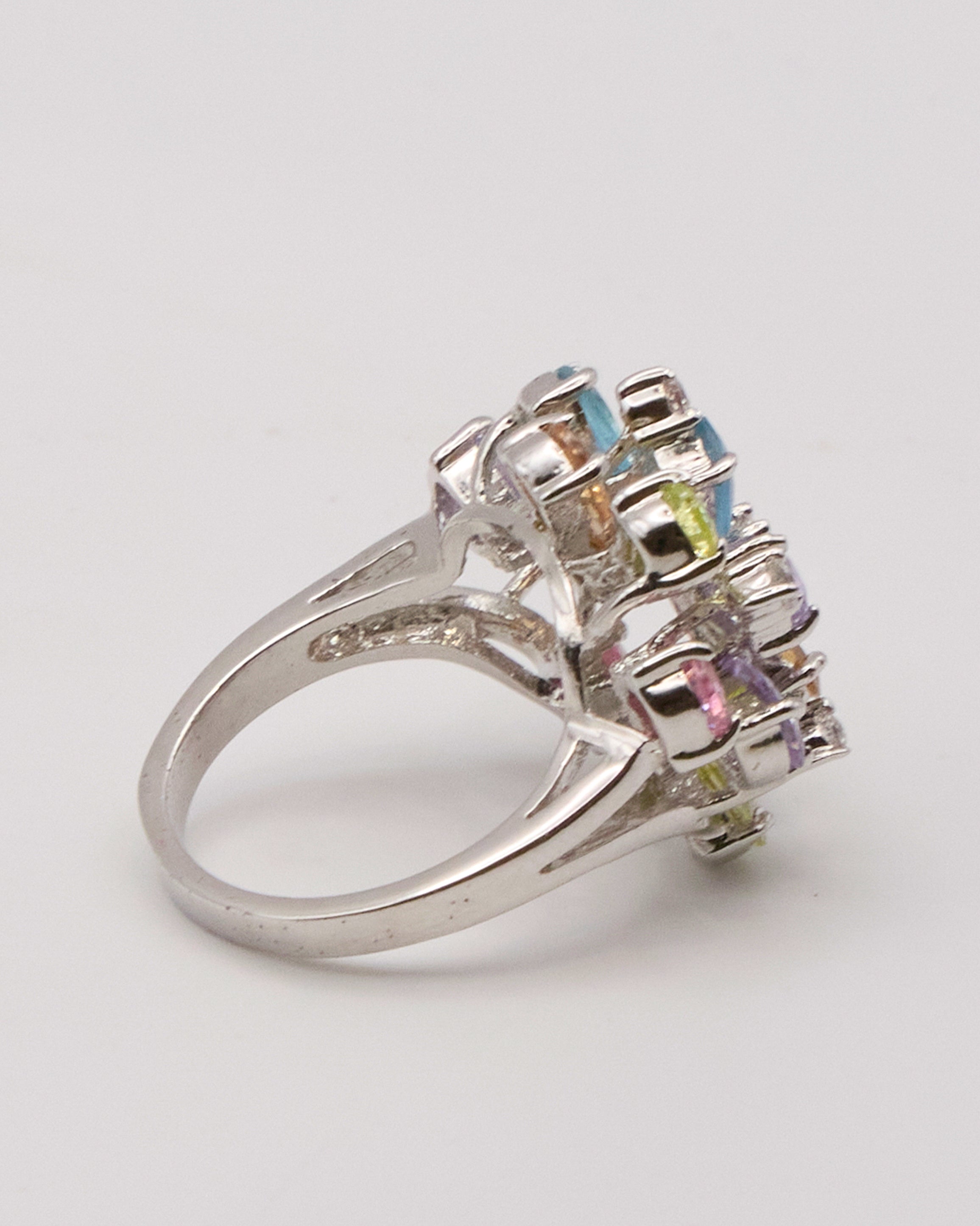 Multicolored Stone Ring